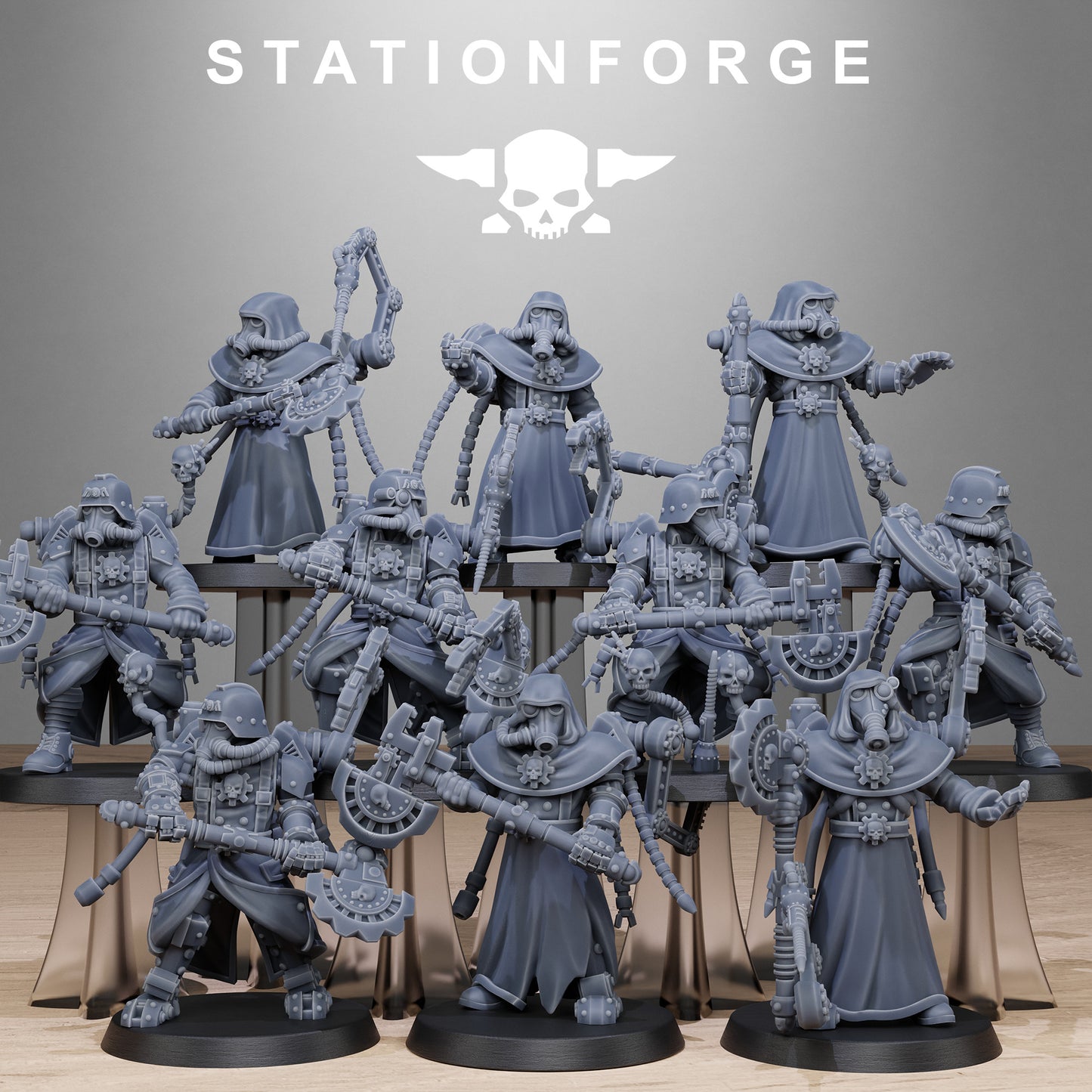 Imperial Soldiers of the Grim Guard x 10, Death Division, Engineers Korps
