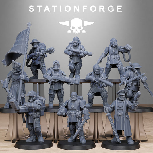 Imperial Soldiers of the Royal Guard x 10, Commando Division, Enforcers