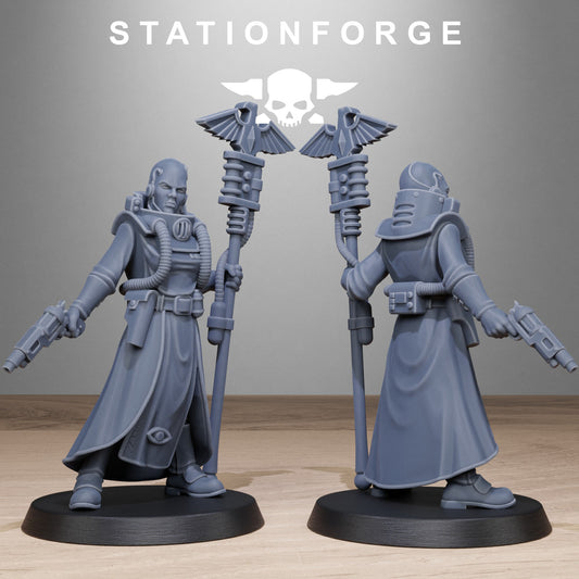 Imperial Seers of the Grim Guard x 10, Death Division, Psyker Korps