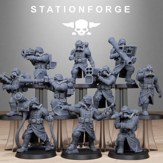 Imperial Soldiers of the Grim Guard, Death Division, Rocketeers Korps x 10