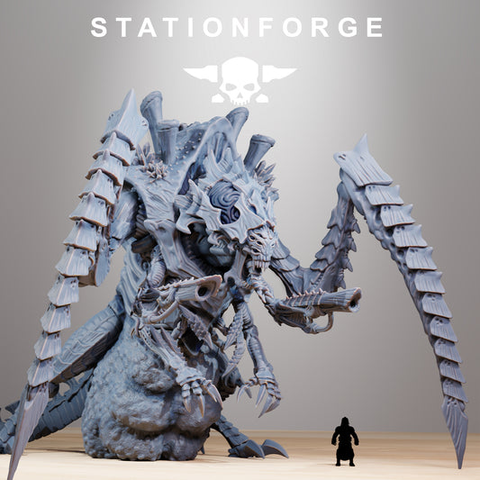 Xenarid Queen, Leviathan Fleet, Hive Bug Titan, Option 1 (with sack)