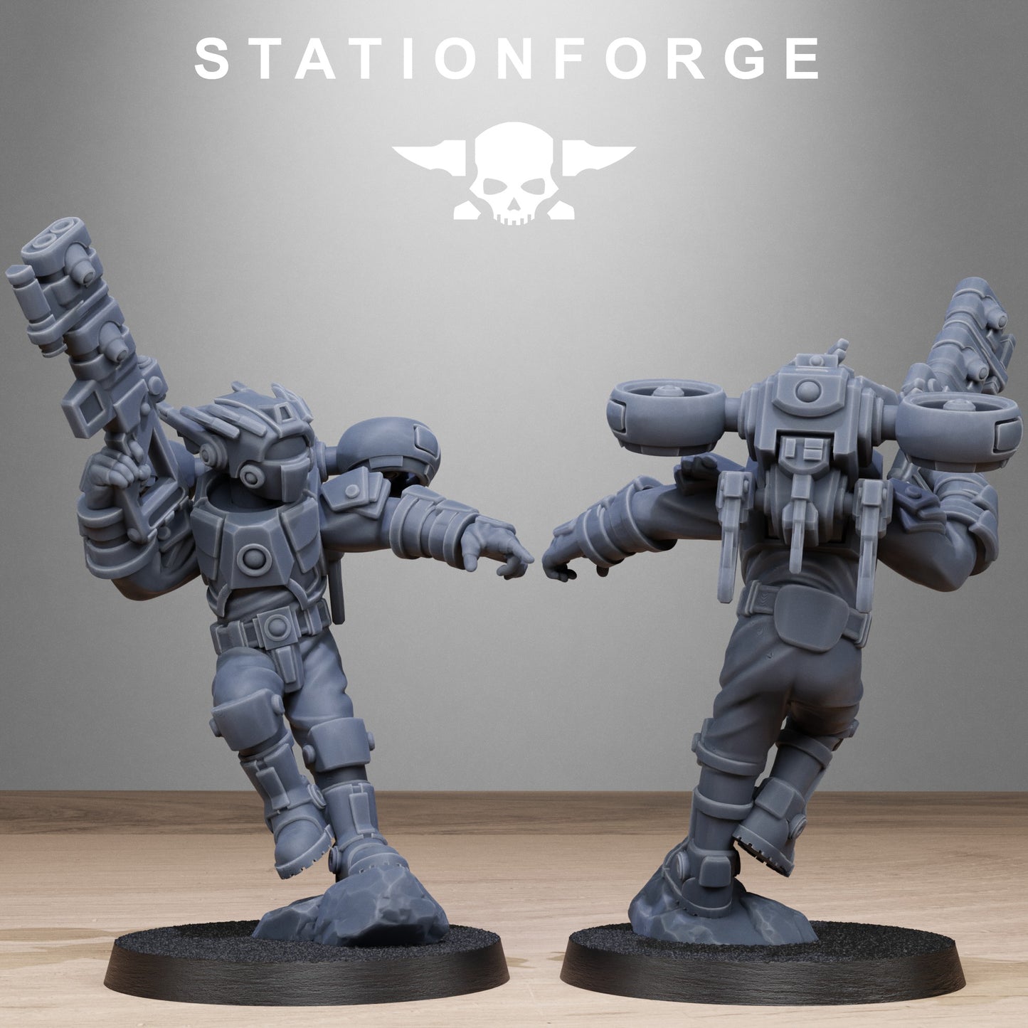 Tarion Clone Droid Warrior Jump Infantry Squad x10, Fire Team