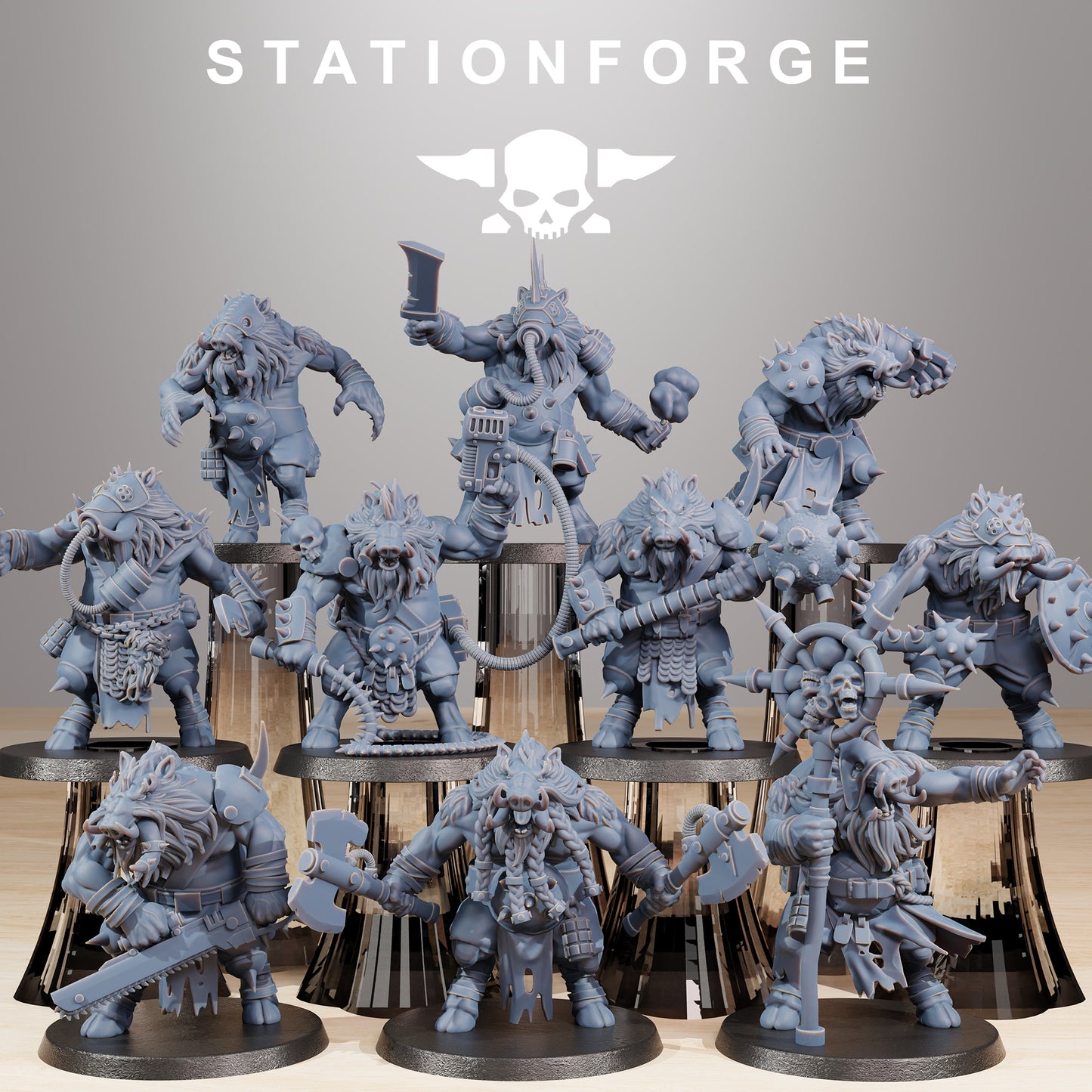 Traitor Kill Team 7 x 10, Chaos Division, Corrupted Beasts Cultist Squad