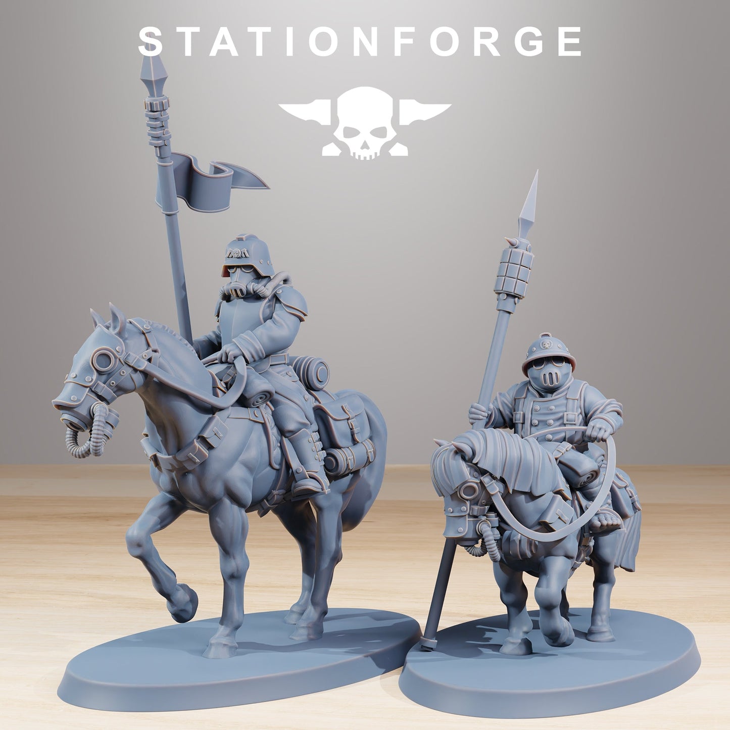 Pony Cavalry Riders of the Grim Guard x 10, Rough Ground Division, Cavalry Korps