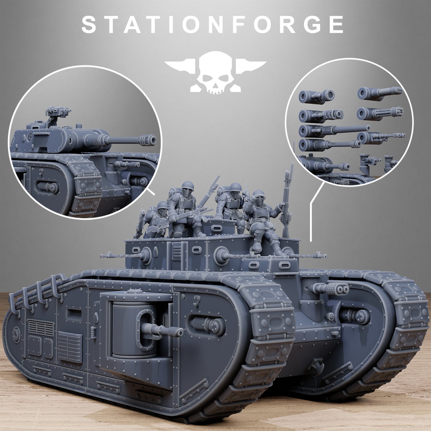 Heavy Battle Tank of the Free Guard, Imperial Division