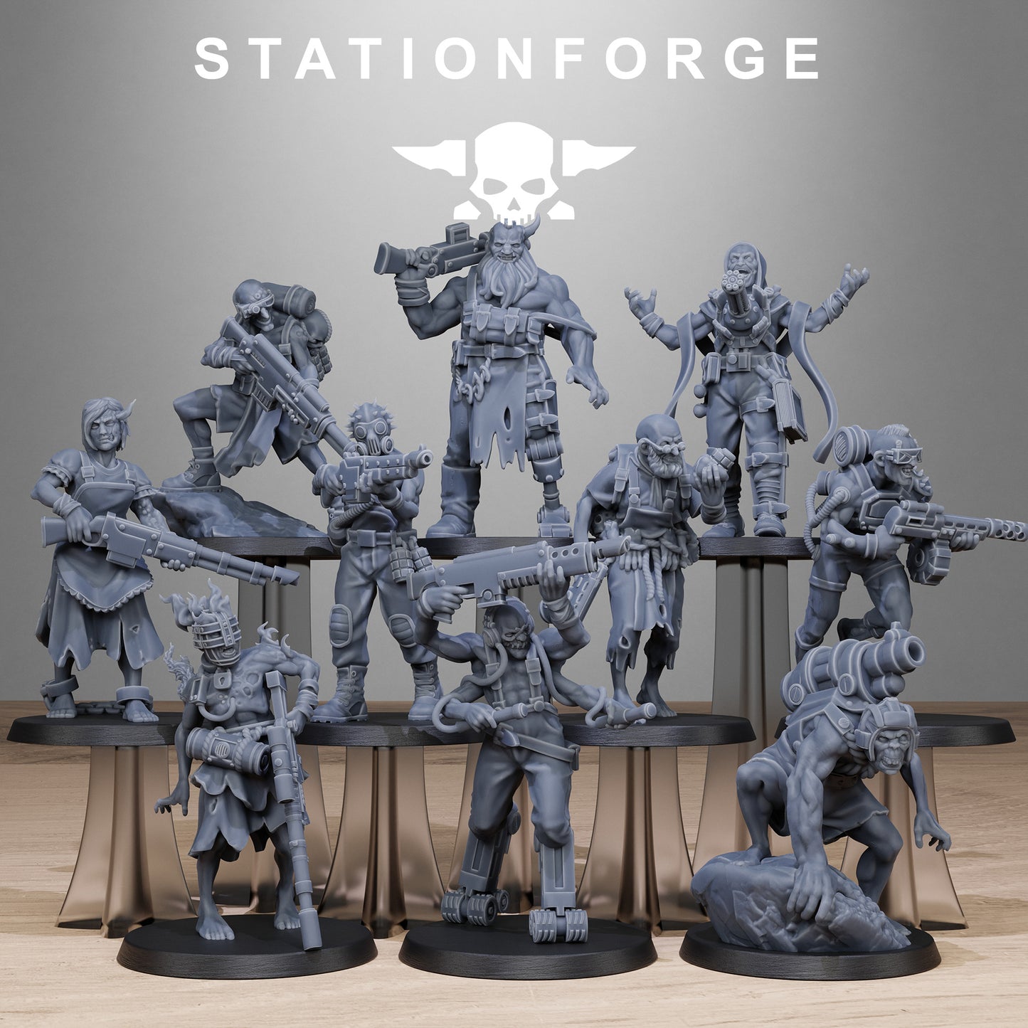 Traitor Kill Team 10, Chaos Division, Corrupted Cultist Squad, Abhumans