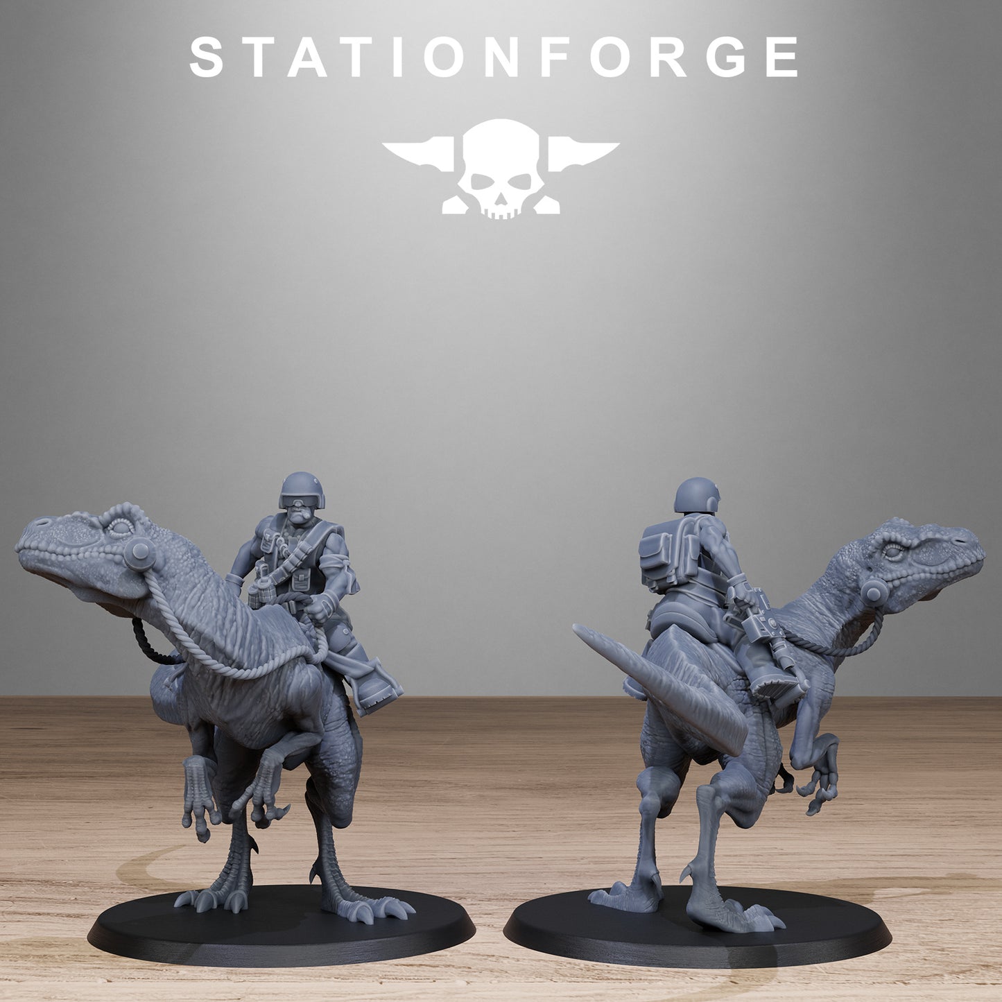 Jungle Raptors of the Grim Guard x 10, Rough Ground Division, Cavalry Korps