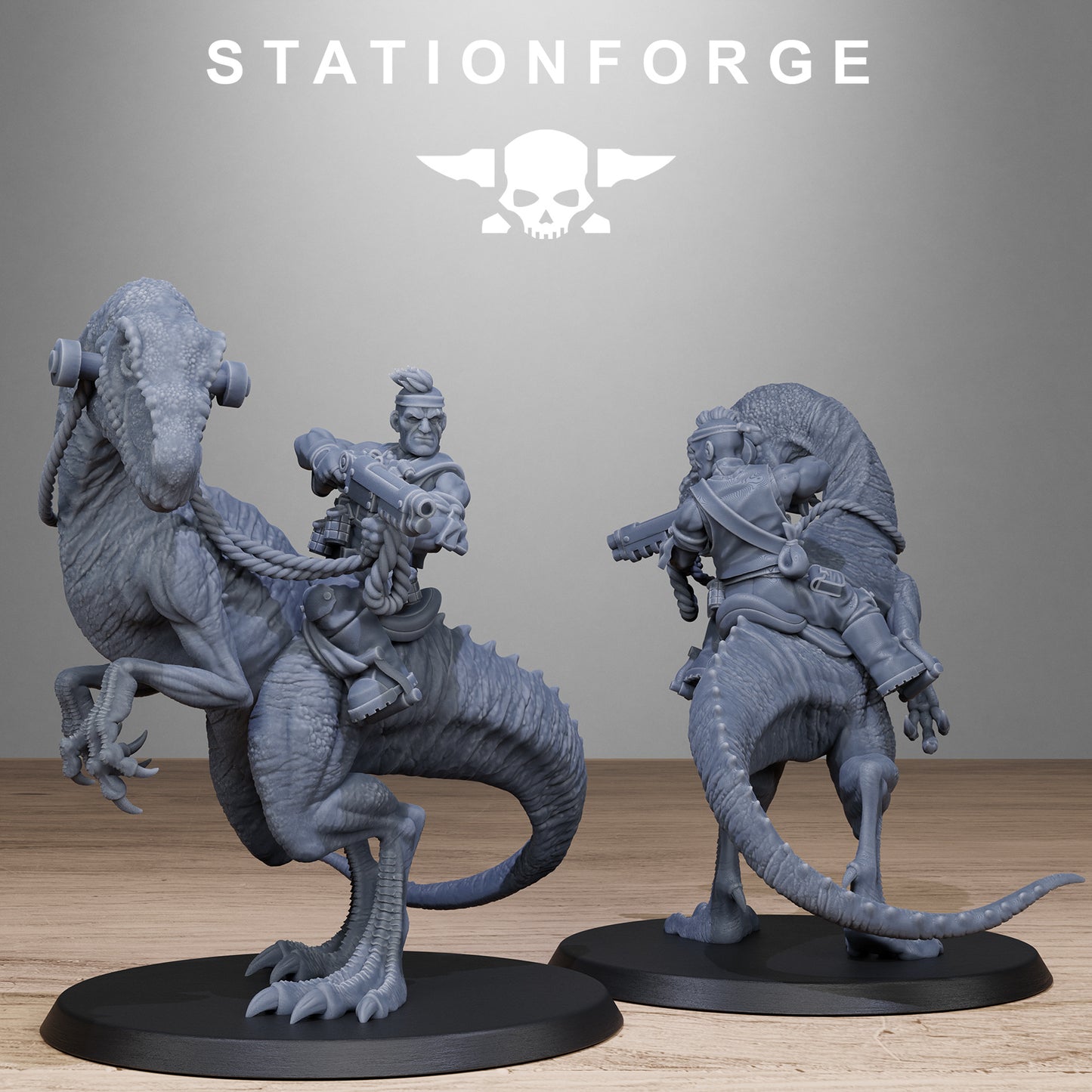 Jungle Raptors of the Grim Guard x 10, Rough Ground Division, Cavalry Korps