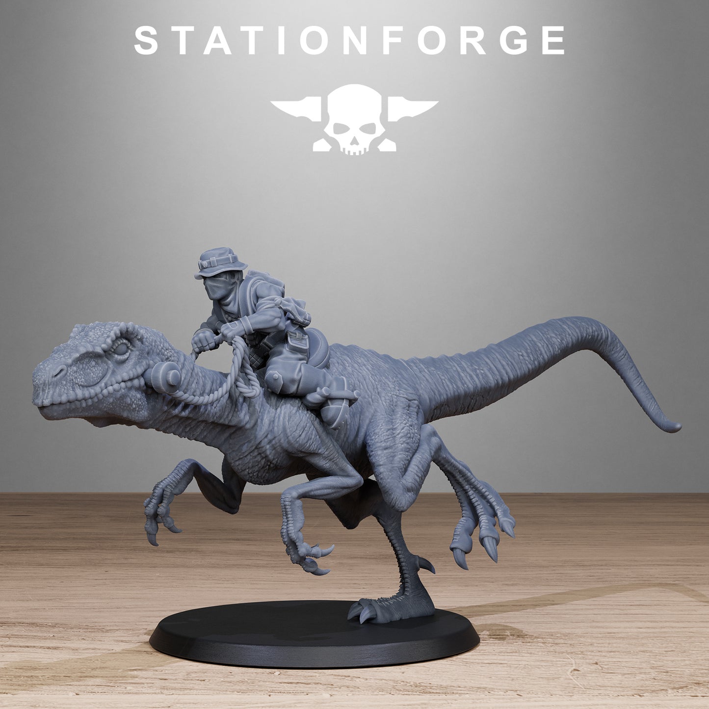 Jungle Raptors of the Grim Guard x 5, Rough Ground Division, Cavalry Korps