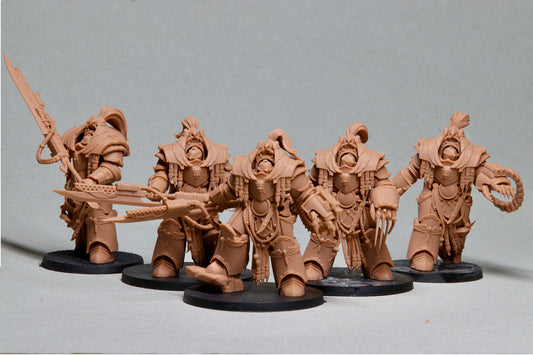 Diverging Realms - White Tower Guard Custodians - Vestalian Paladins x 5