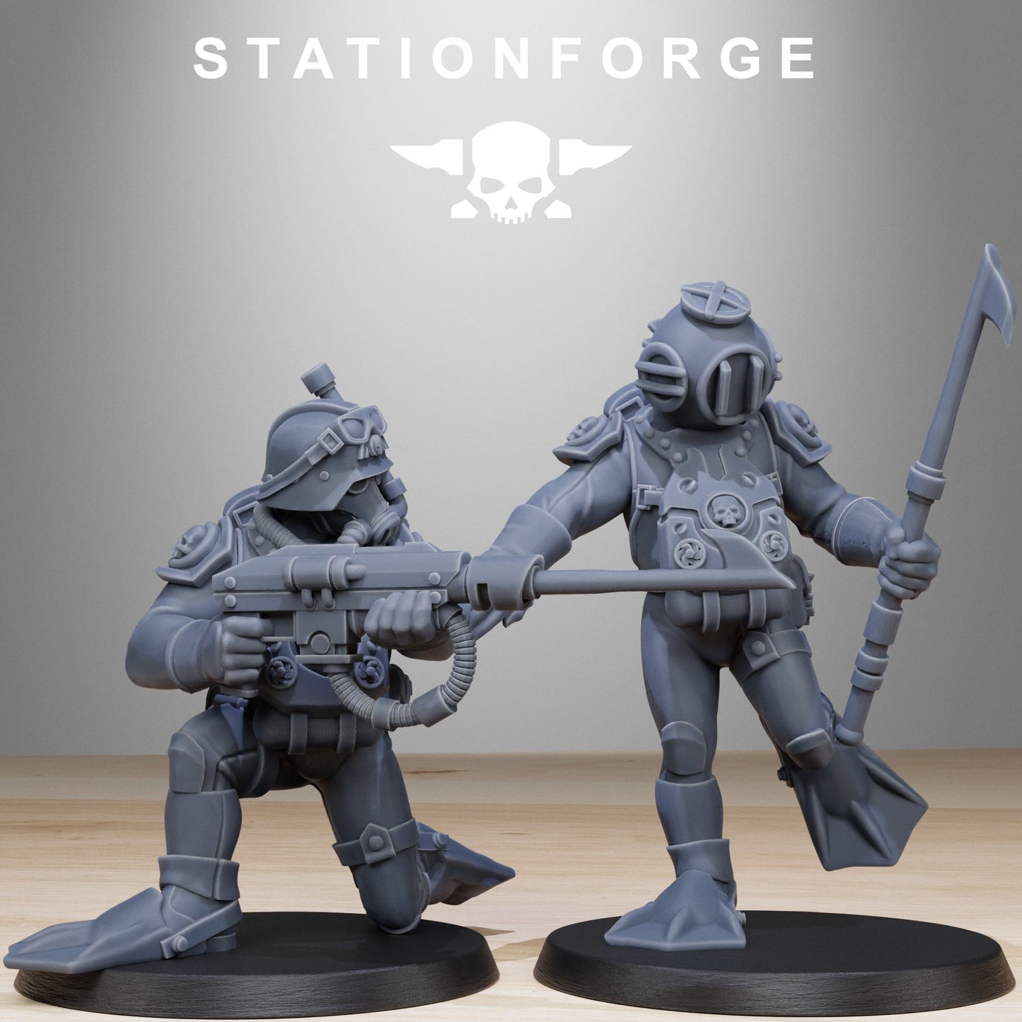 Imperial Soldiers of the Grim Guard x 10, Death Division, Diver Korps