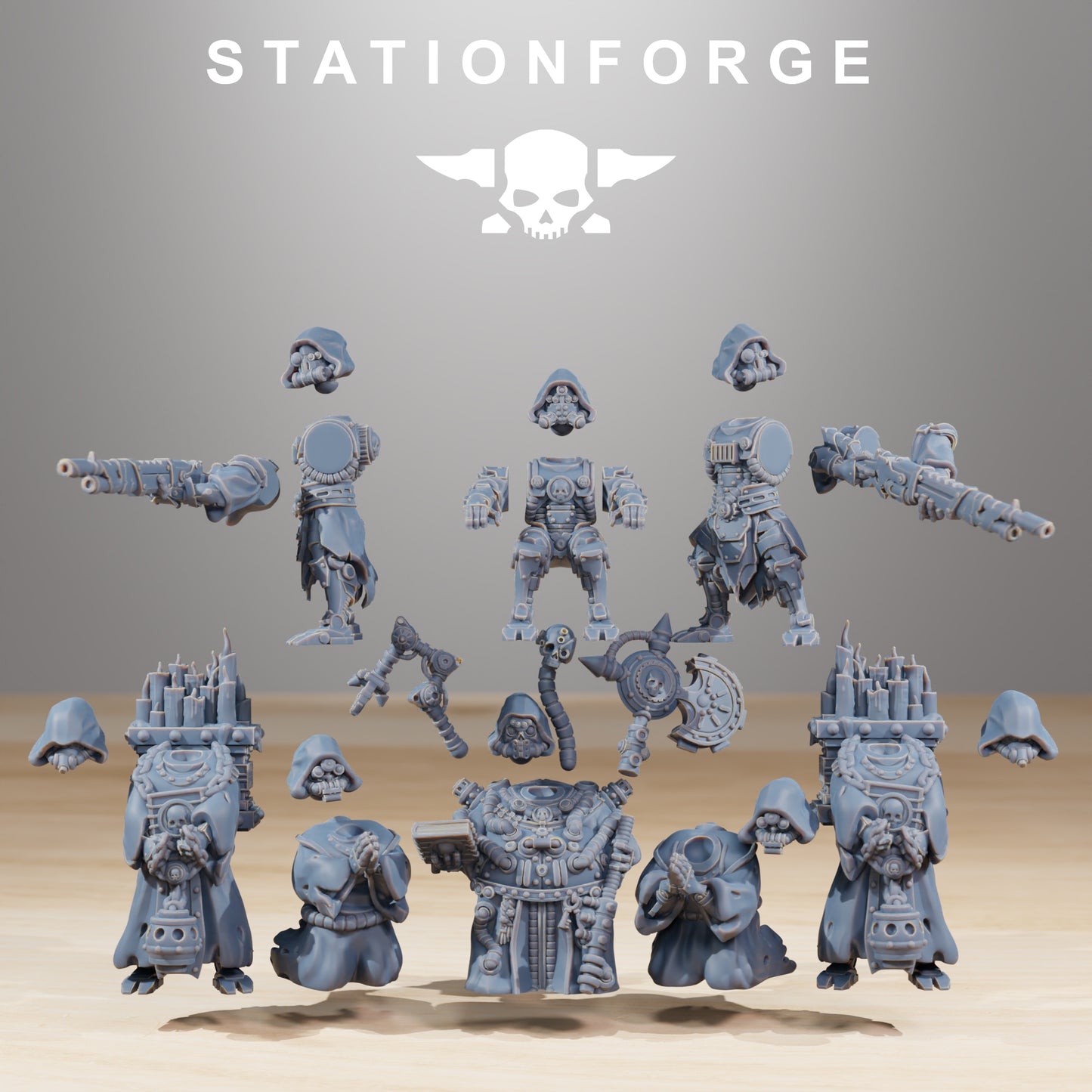 Scavenger Floating Chapel, Tech Adepts, Mech Division