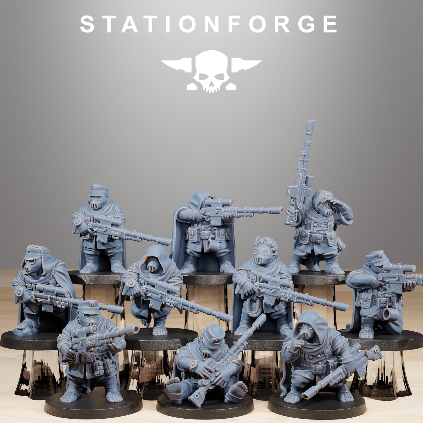 Imperial Stuntys of the Grim Guard x10, Death Division, Snipers Korps