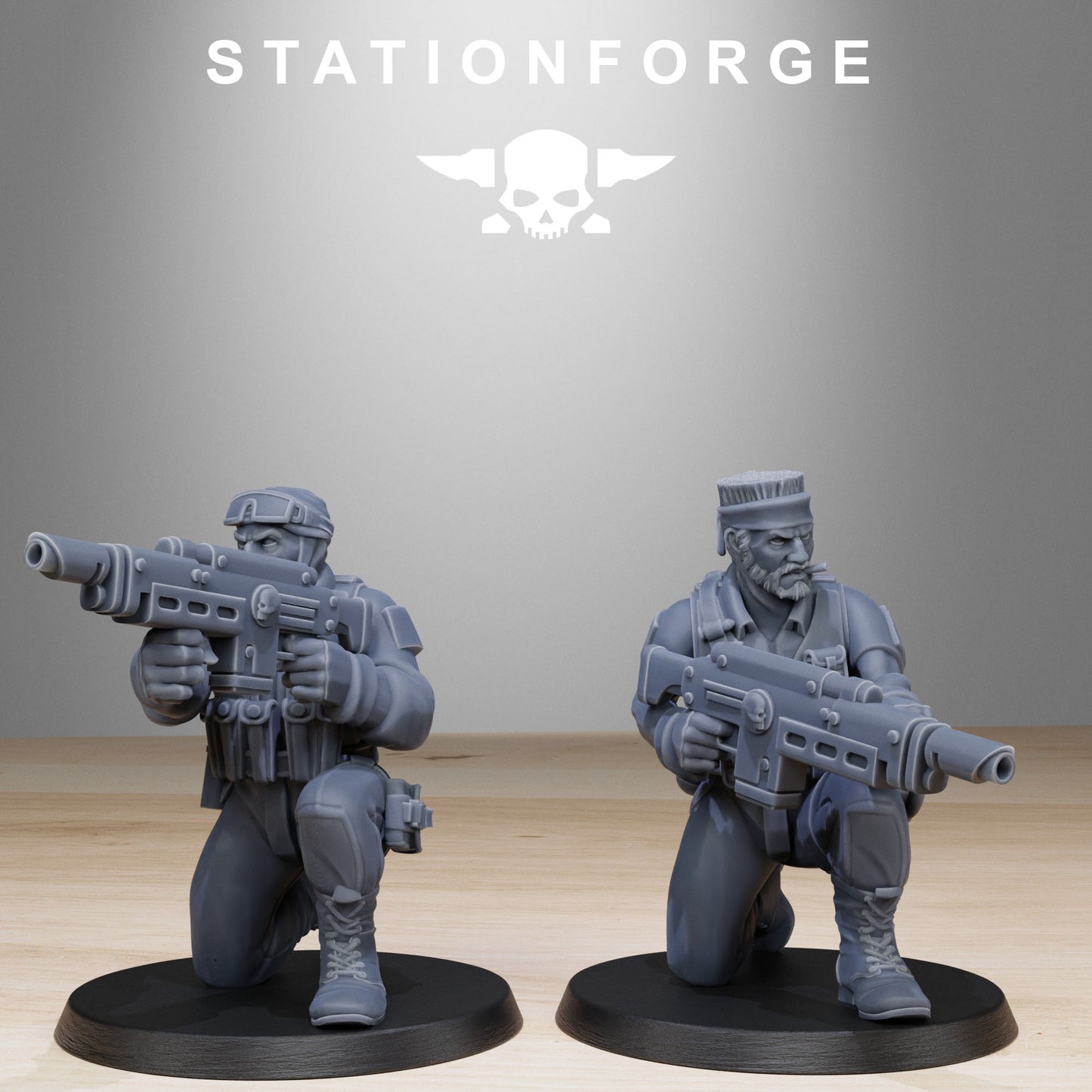 Imperial Soldiers of the Grim Guard x 10, Death Division, Counter Terrorist Korp