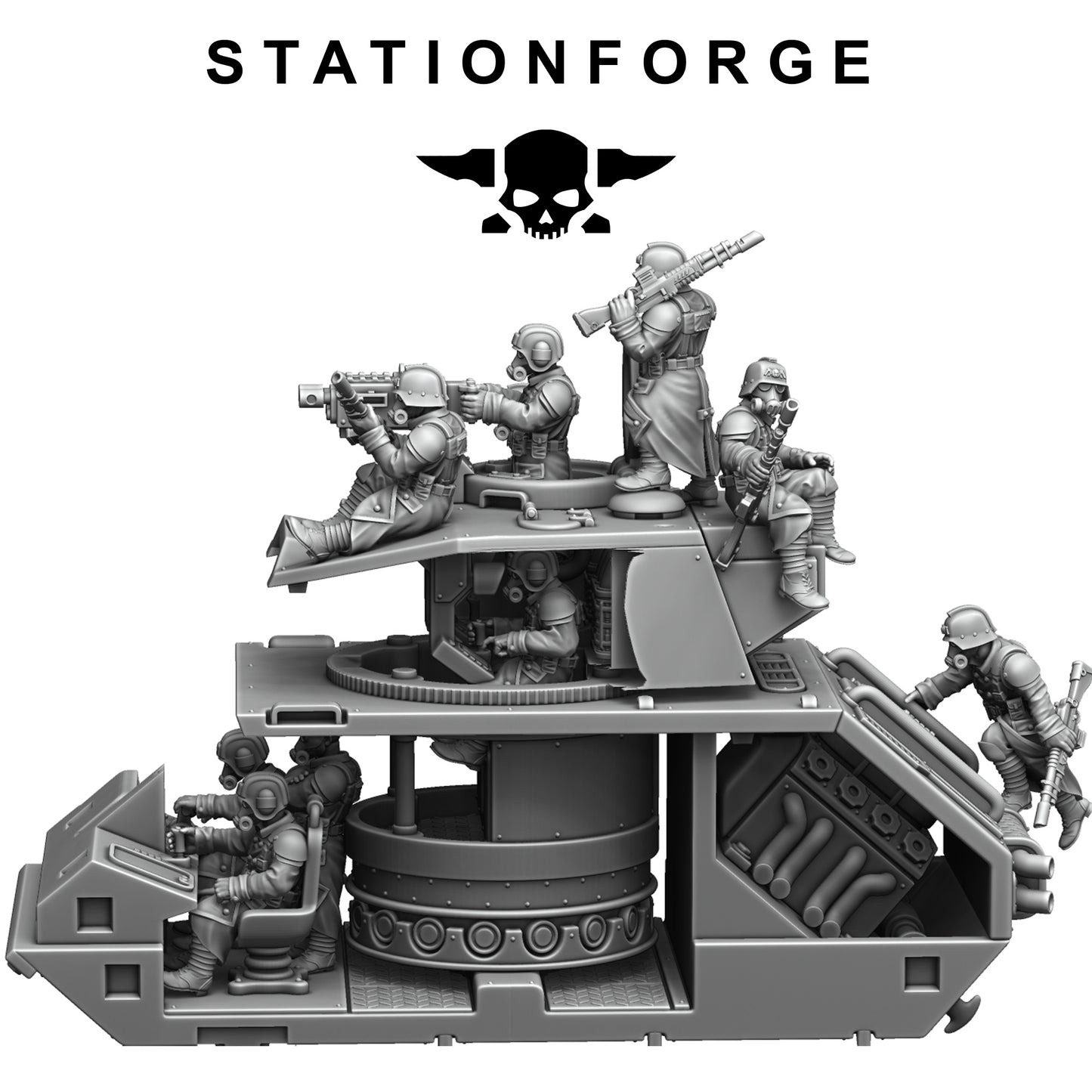 Light Imperial Battle Tank of the Grim Guard 2.0 Death Division, Russ Korps