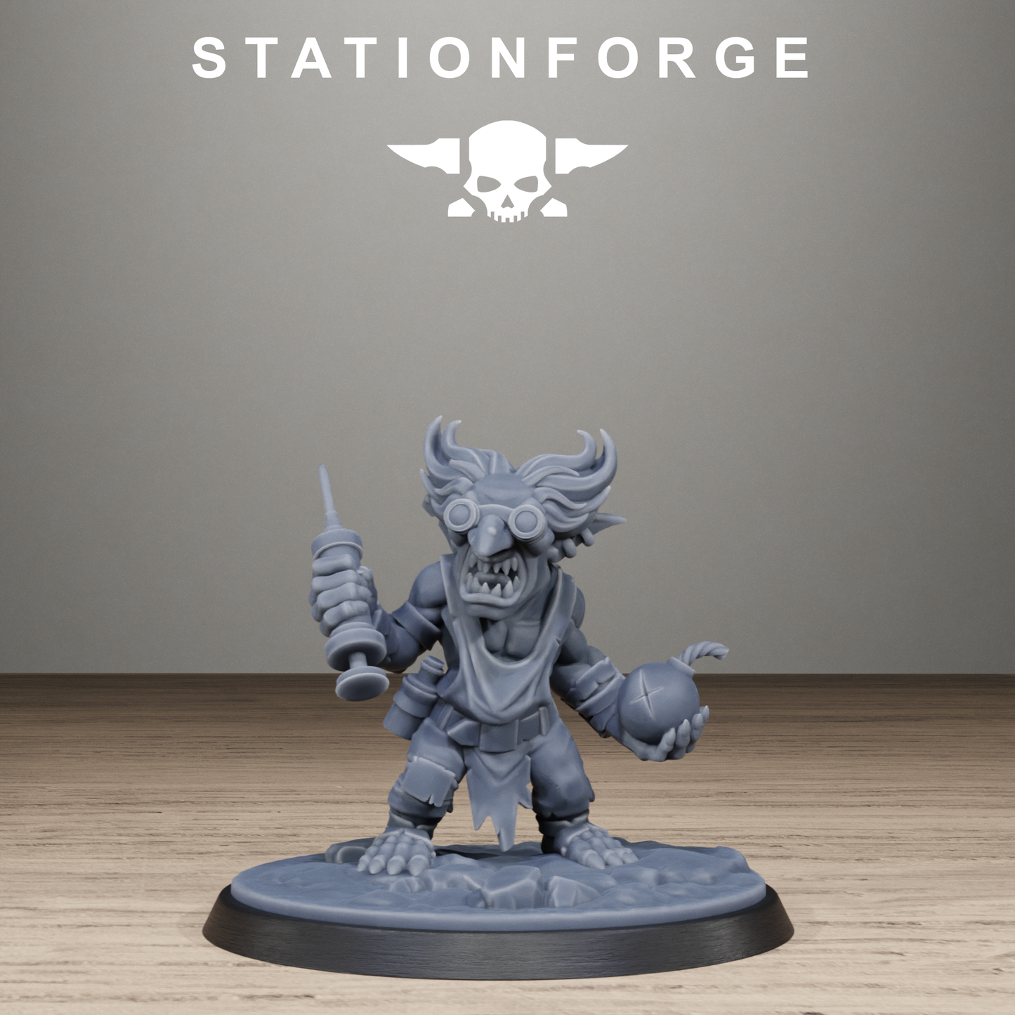 Orkaz Mad Scientist Boss, Stationforge