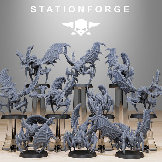 Xenarid Flying Crawlers x10, Leviathan Fleet, Hive Bugs, Infantry