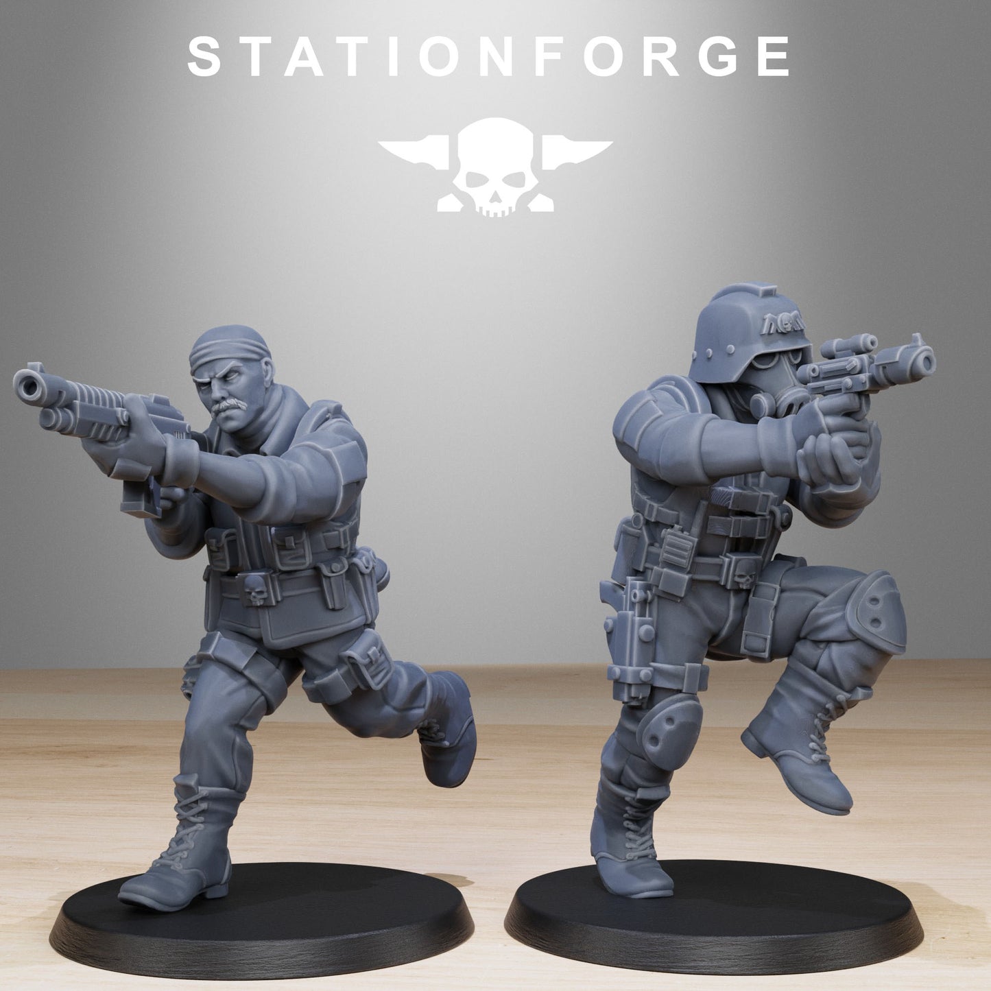 Imperial Soldiers of the Grim Guard x 10, Death Division, Counter Terrorist Korp
