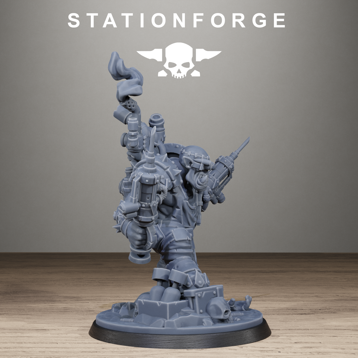 Orkaz Mad Scientist Boss, Stationforge
