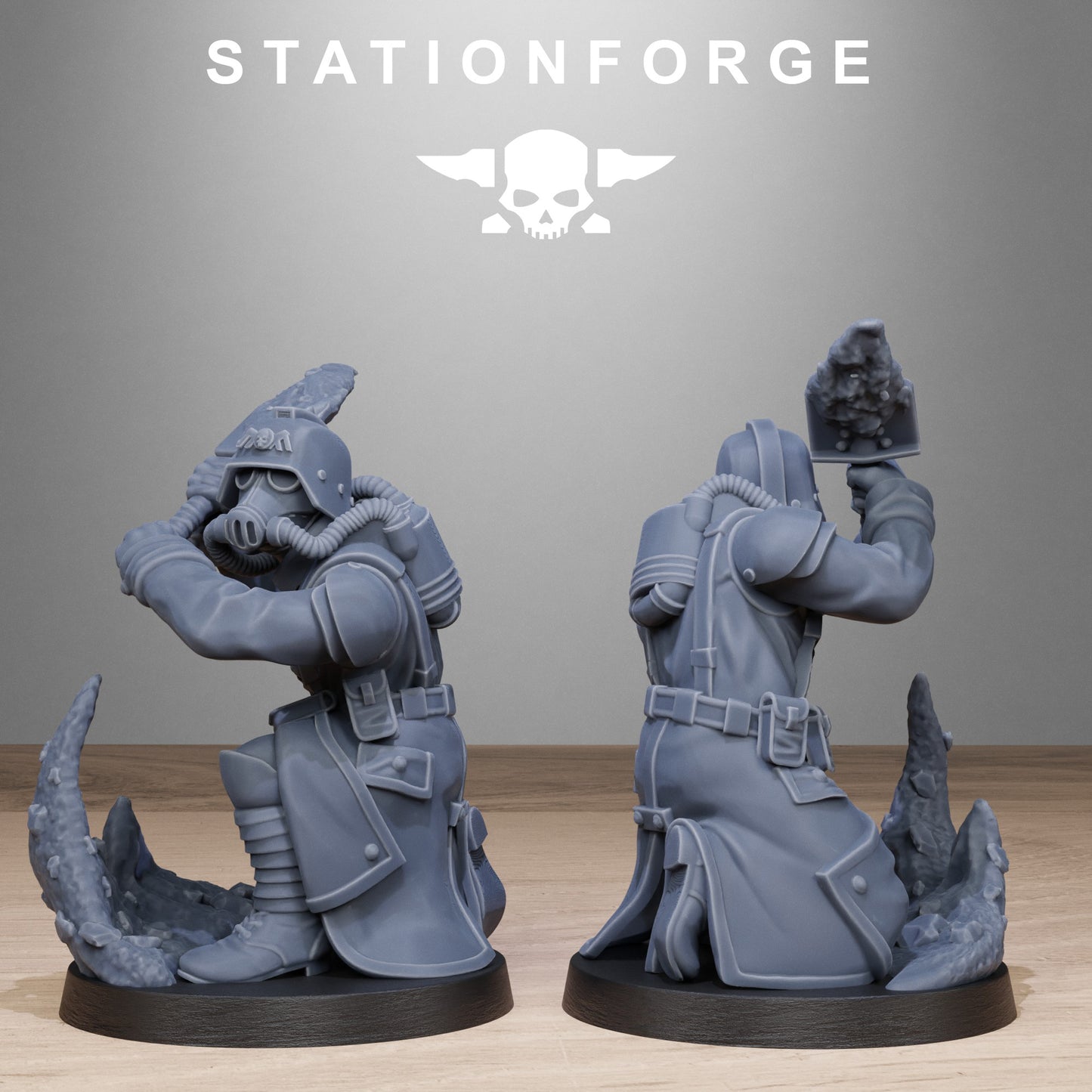 Imperial Shovel Fighters of the Grim Guard x10, Death Division, Fighters Korps