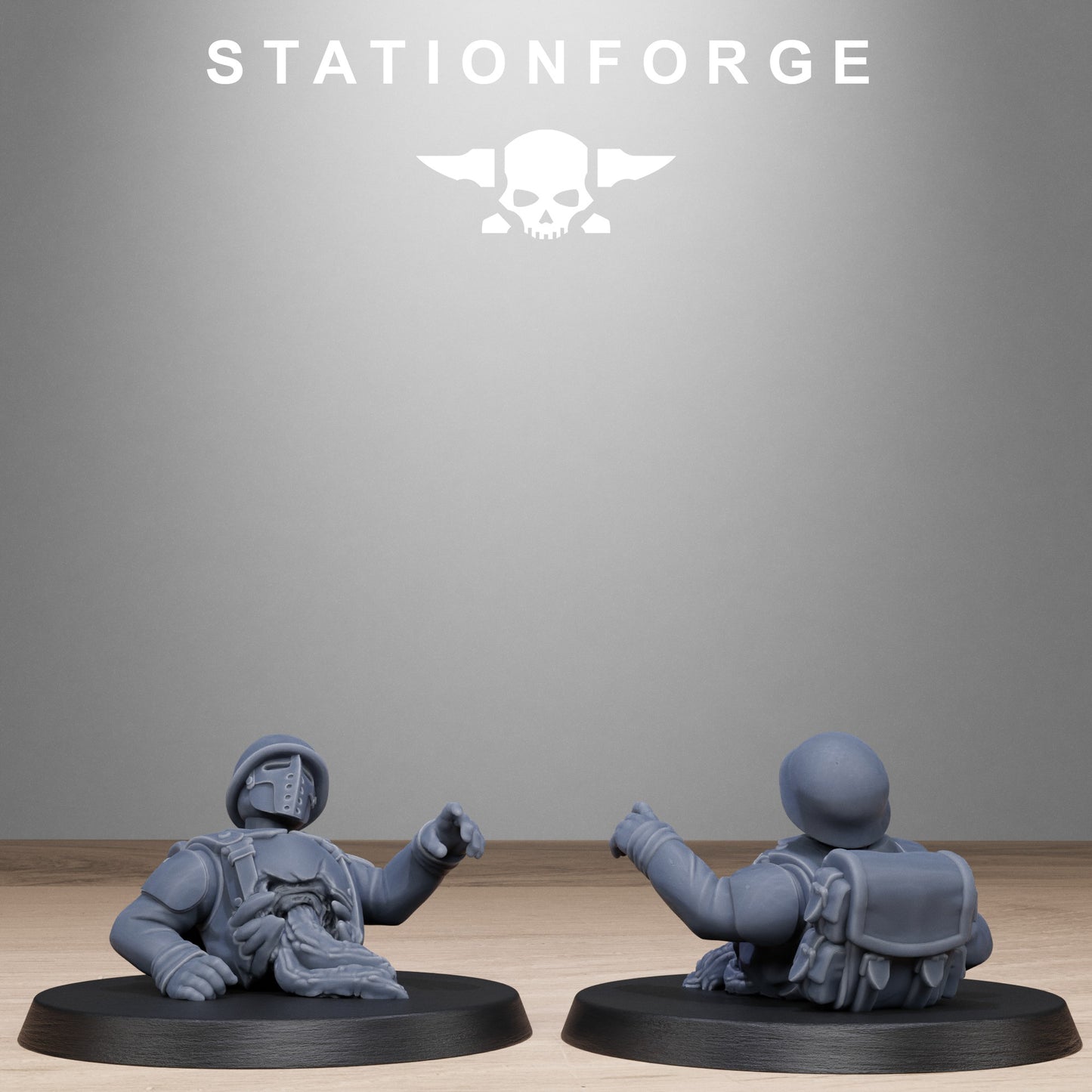Fallen Soldiers of the Free Guard x 10, Imperial Division, Wounded Korps