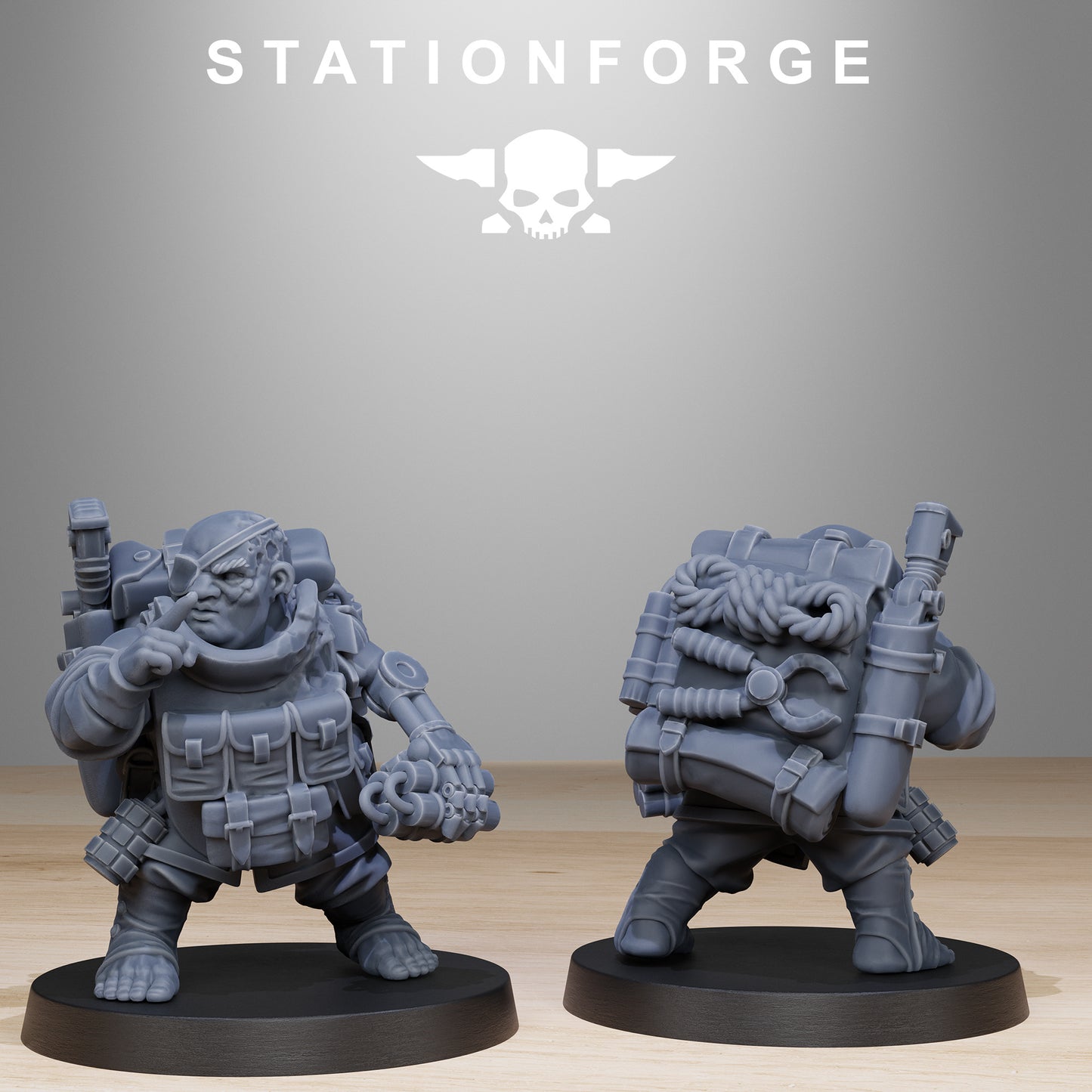 Imperial Stuntys of the Grim Guard x14, Death Division, Trappers Korps