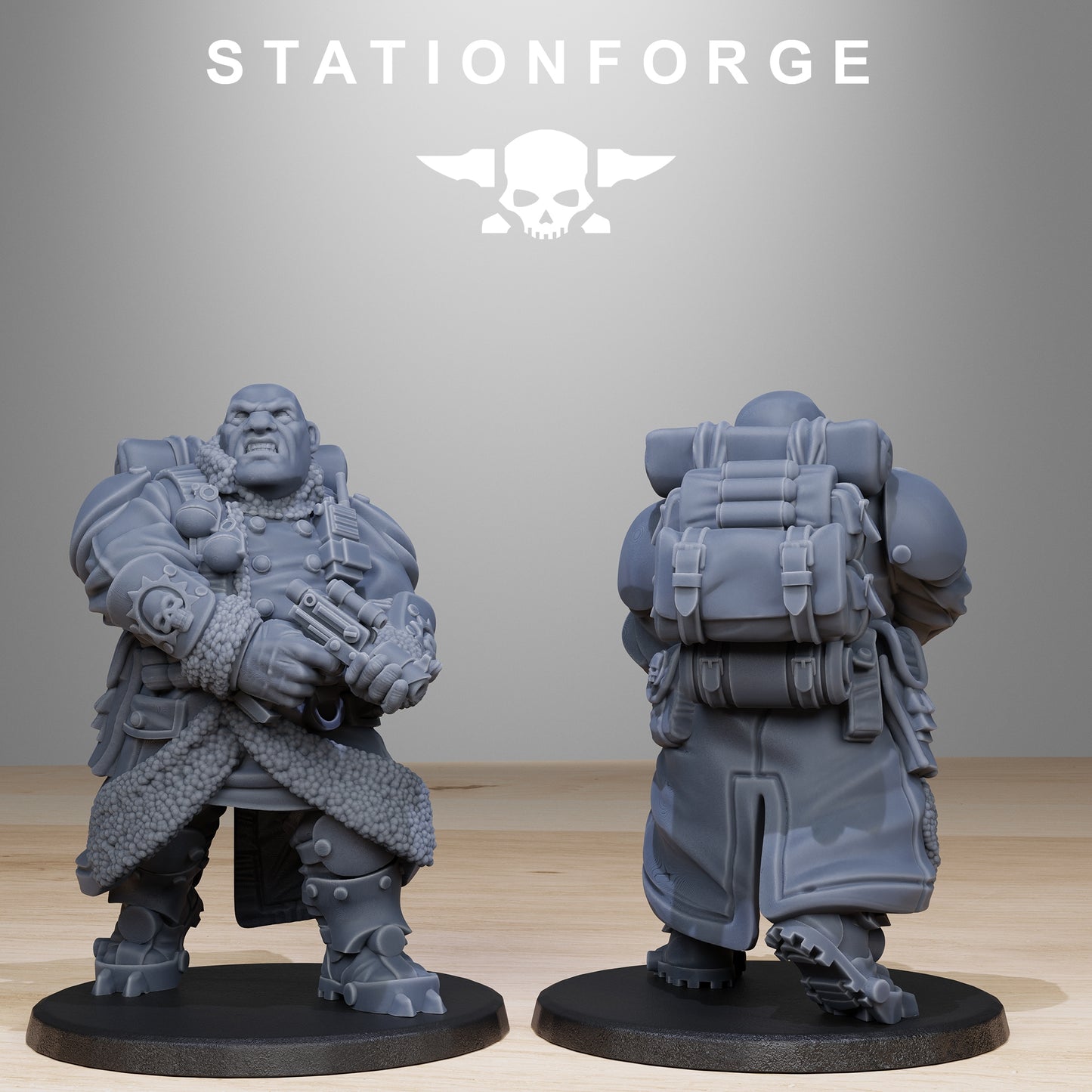 Imperial Ogres of the Grim Guard x 10, Death Division, Frostwatch Mutant Korps