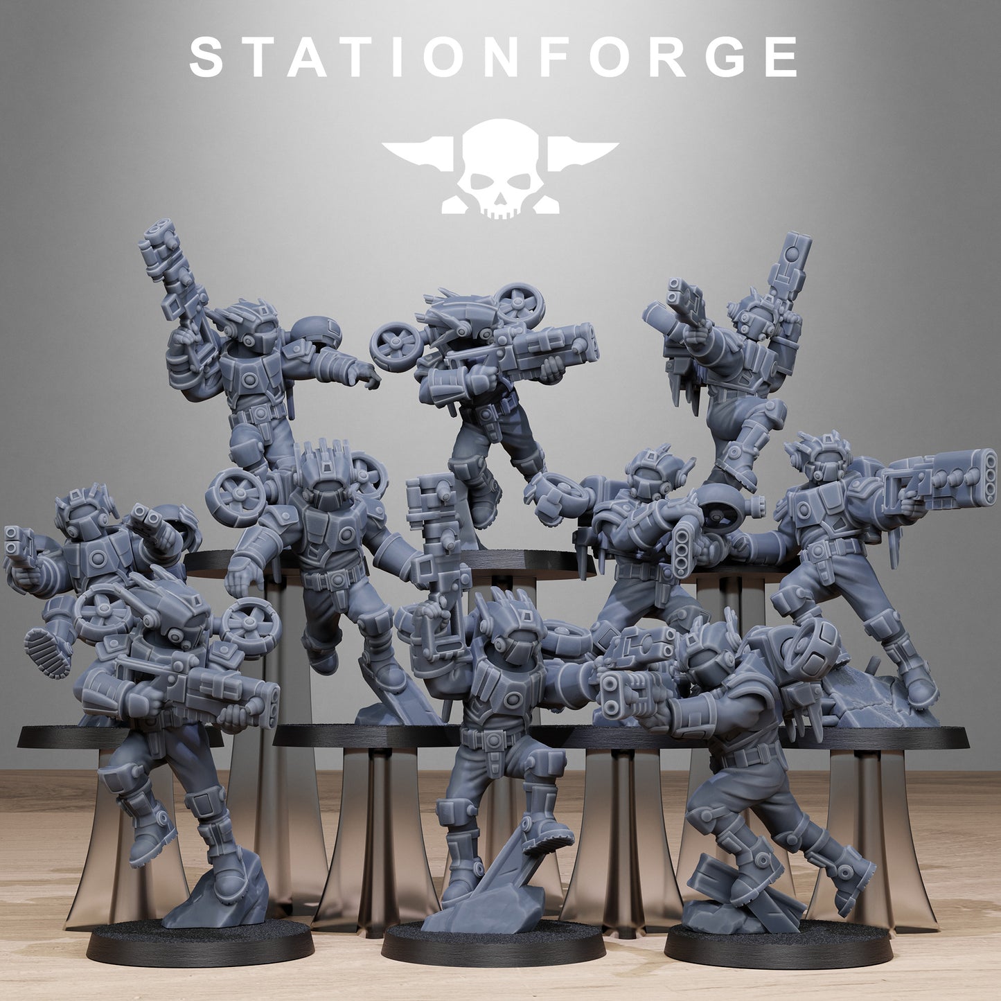 Tarion Clone Droid Warrior Jump Infantry Squad x10, Fire Team