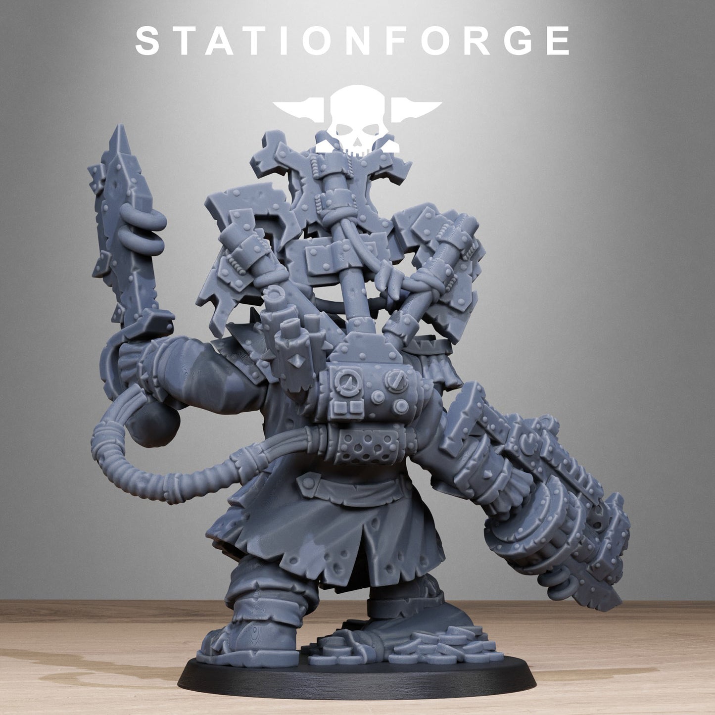 Orkaz Pirate Boss, Captain Badrock, Stationforge
