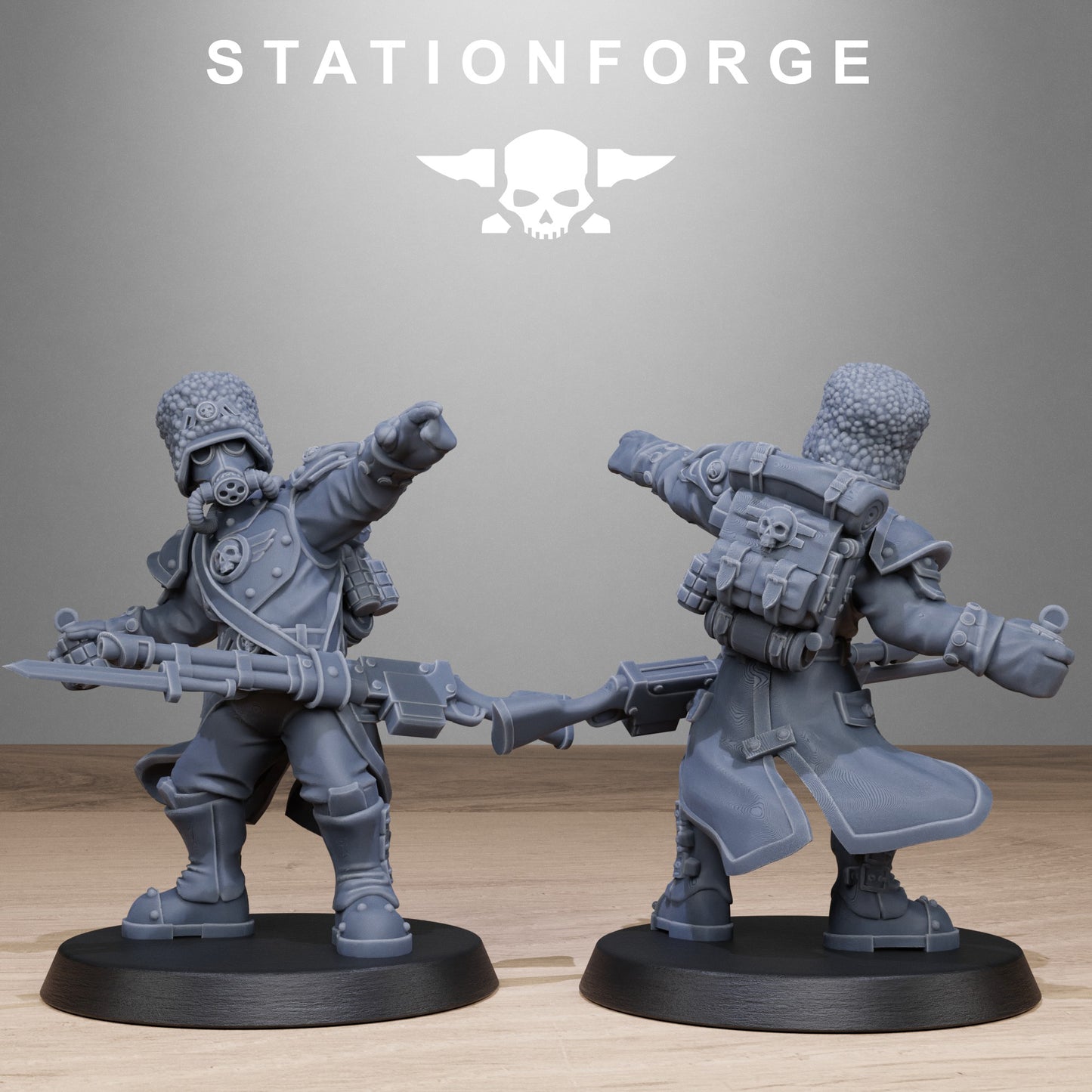 Imperial Soldiers of the Grim Guard x 10, Death Division, Royal Firstborn Korps