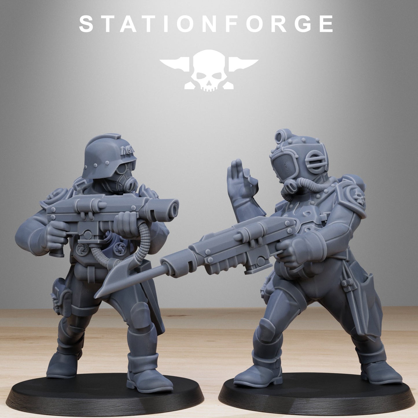 Imperial Soldiers of the Grim Guard x 10, Death Division, Diver Korps