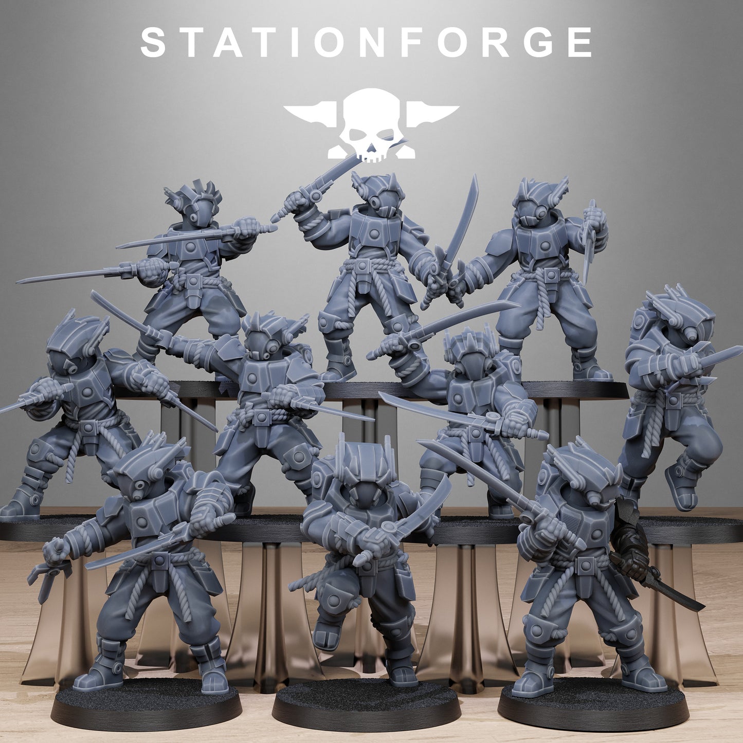 Tarion Clone Droid Warrior Melee Infantry Squad x10, Fire Team