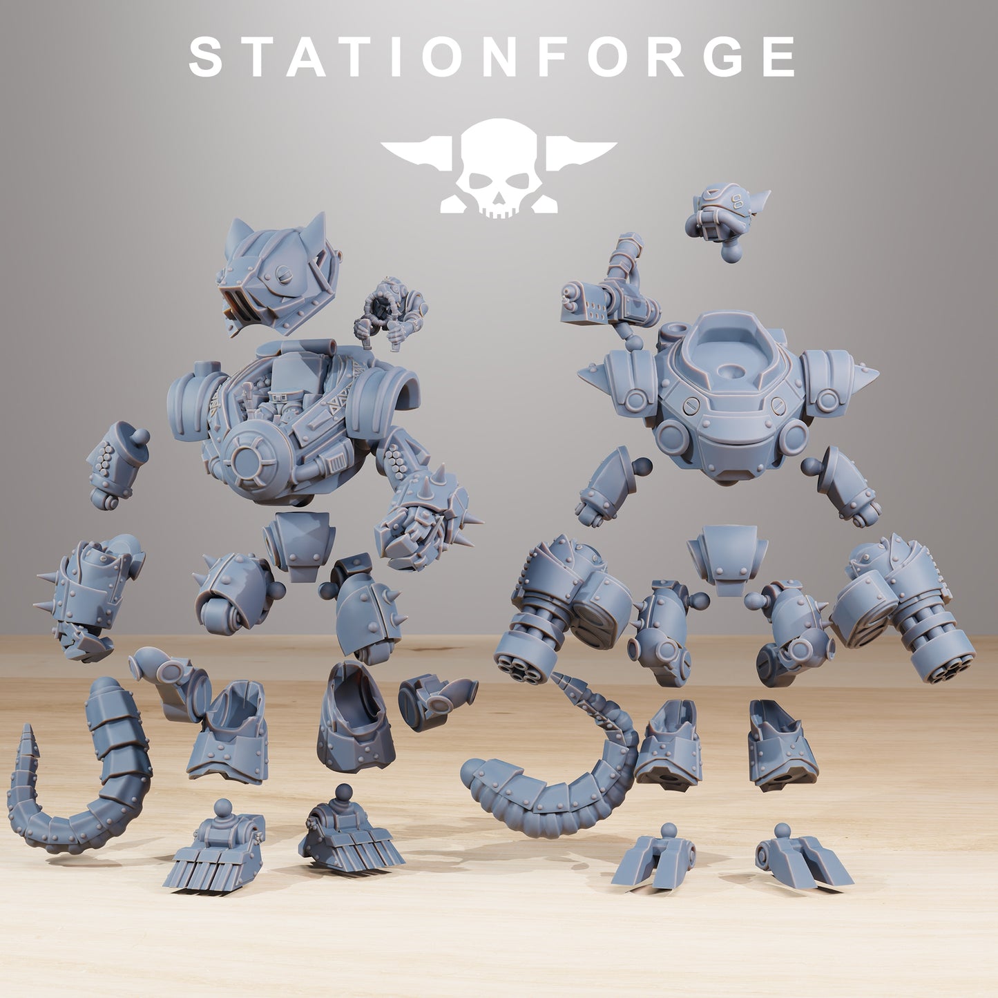 Scavenger Raticus Clankers x6, Robot Squad, Mech Division