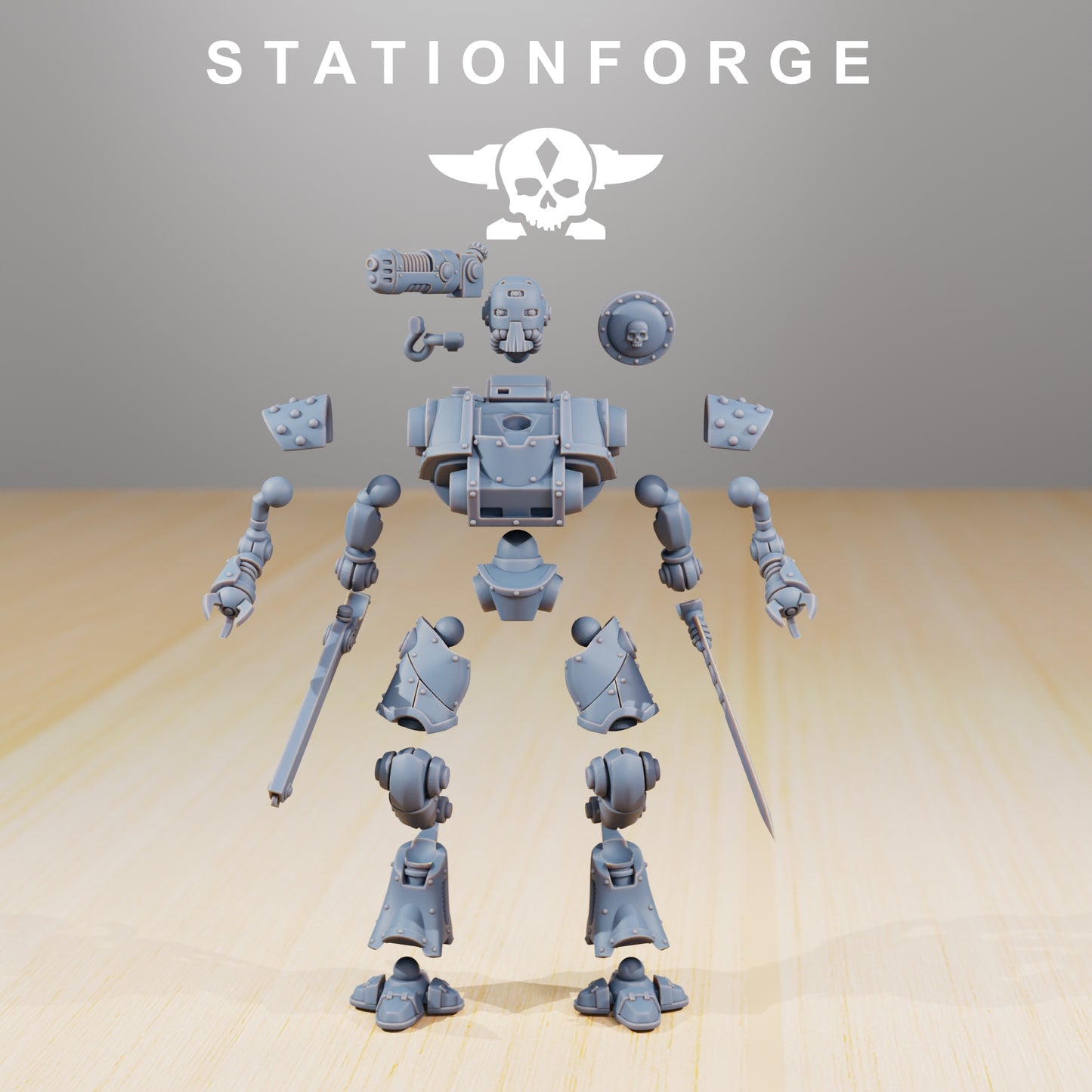 Scavenger Exutars, Robot Droids, Mech Division (3 models)