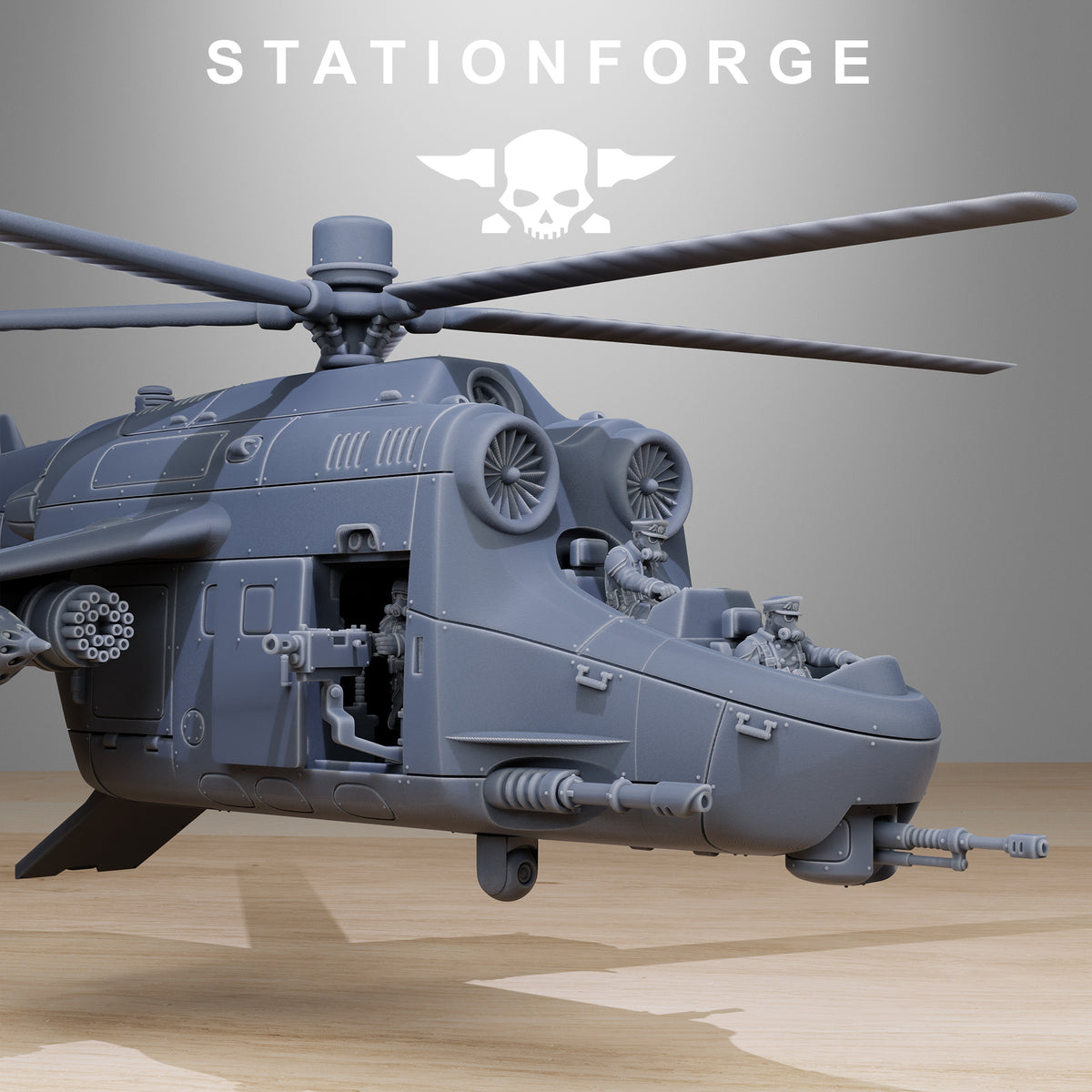 Imperial Helicopter of the Grim Guard, Death Division, Air Korps