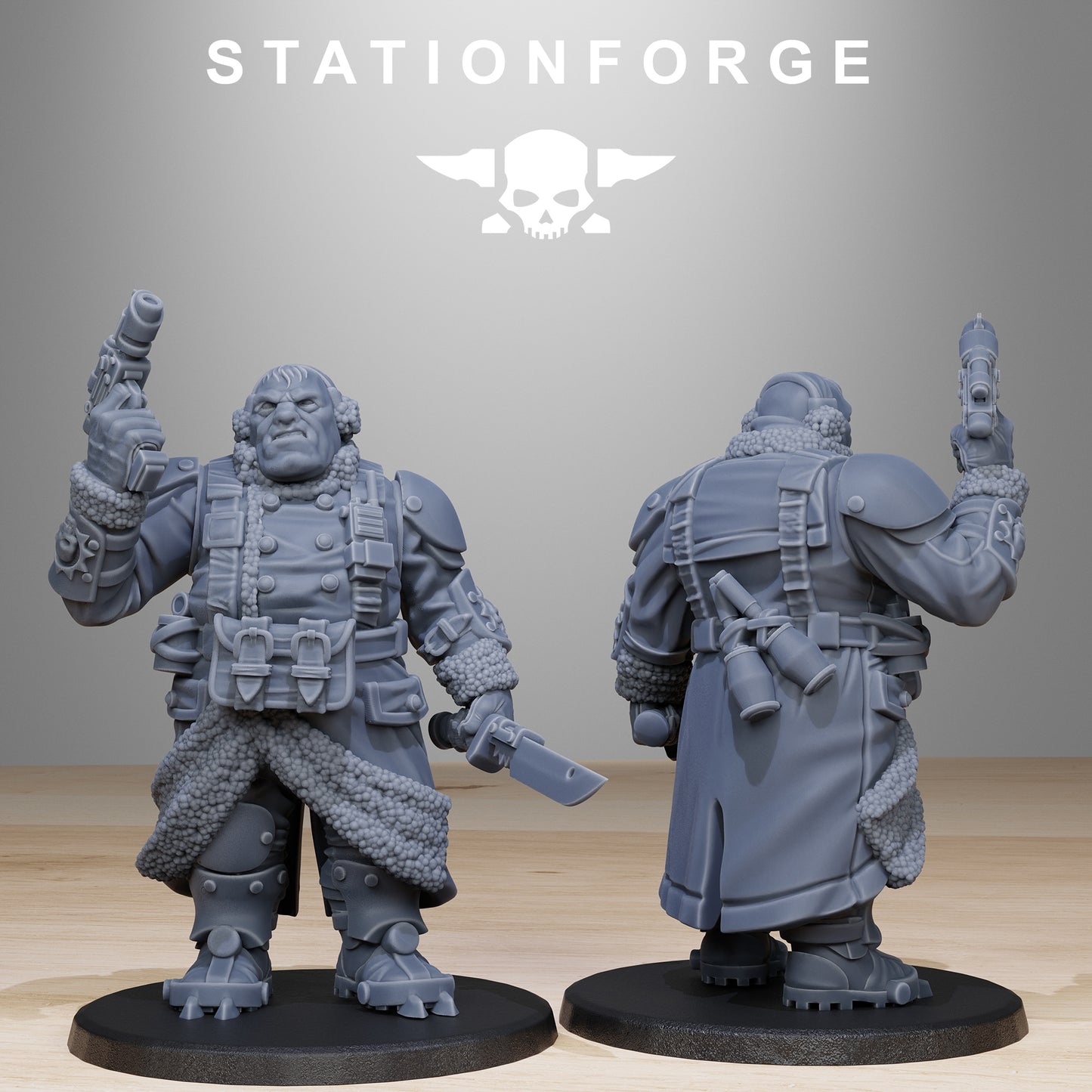 Imperial Ogres of the Grim Guard x 10, Death Division, Frostwatch Mutant Korps