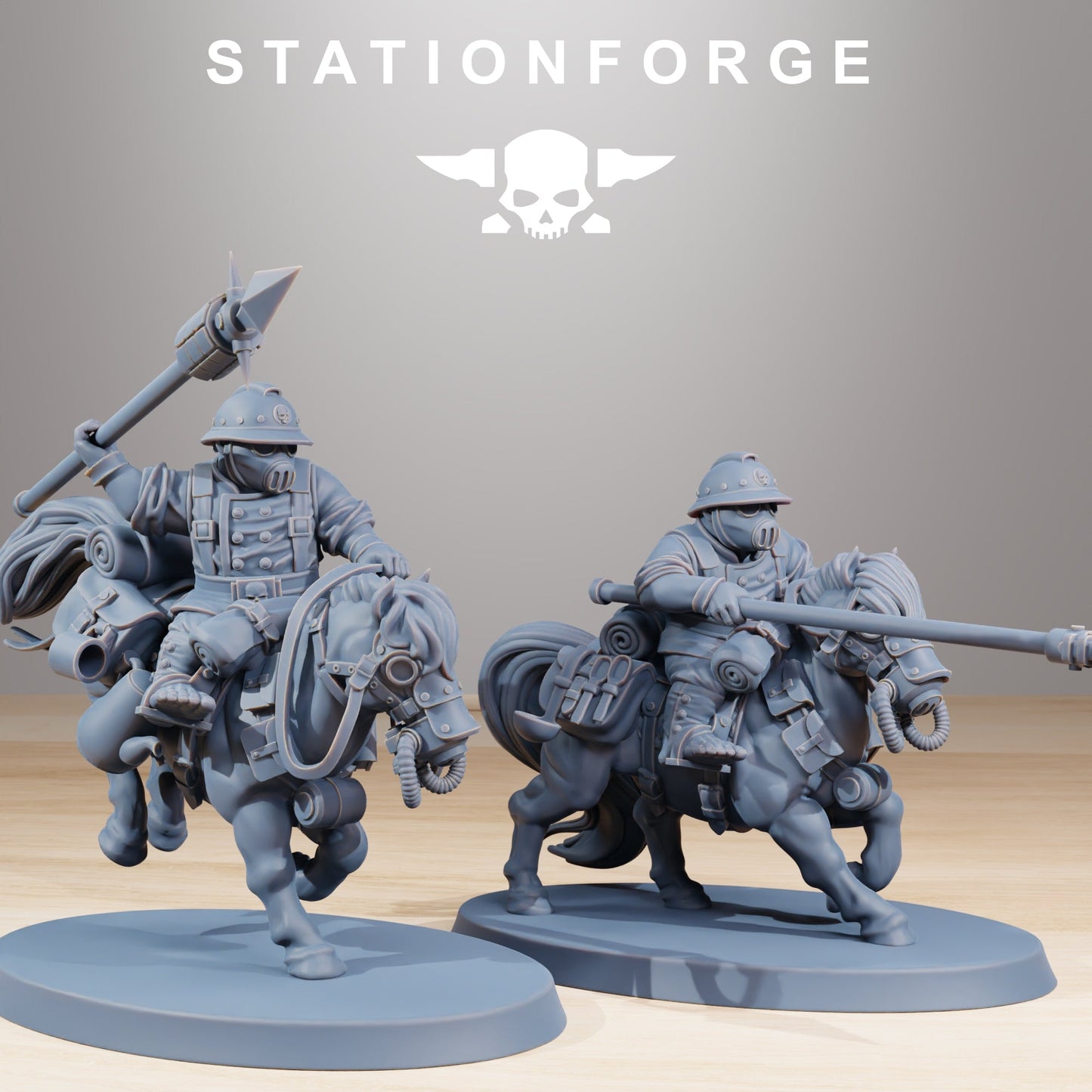 Pony Cavalry Riders of the Grim Guard x 10, Rough Ground Division, Cavalry Korps