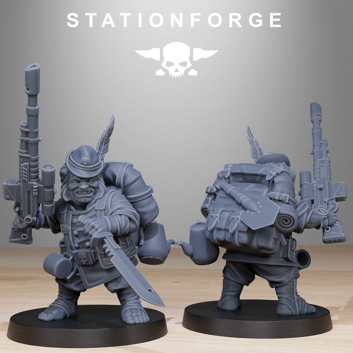 Imperial Stuntys of the Grim Guard x14, Death Division, Trappers Korps