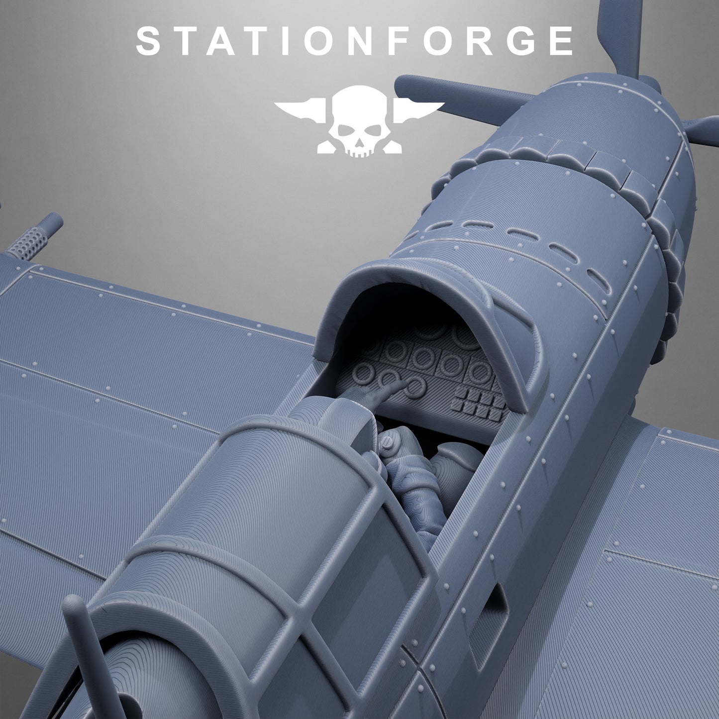 Free Guard Thunderbolt plane, Imperial Division, Air Korps