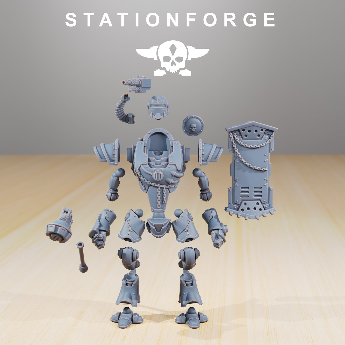 Scavenger Exutars, Robot Droids, Mech Division (3 models)
