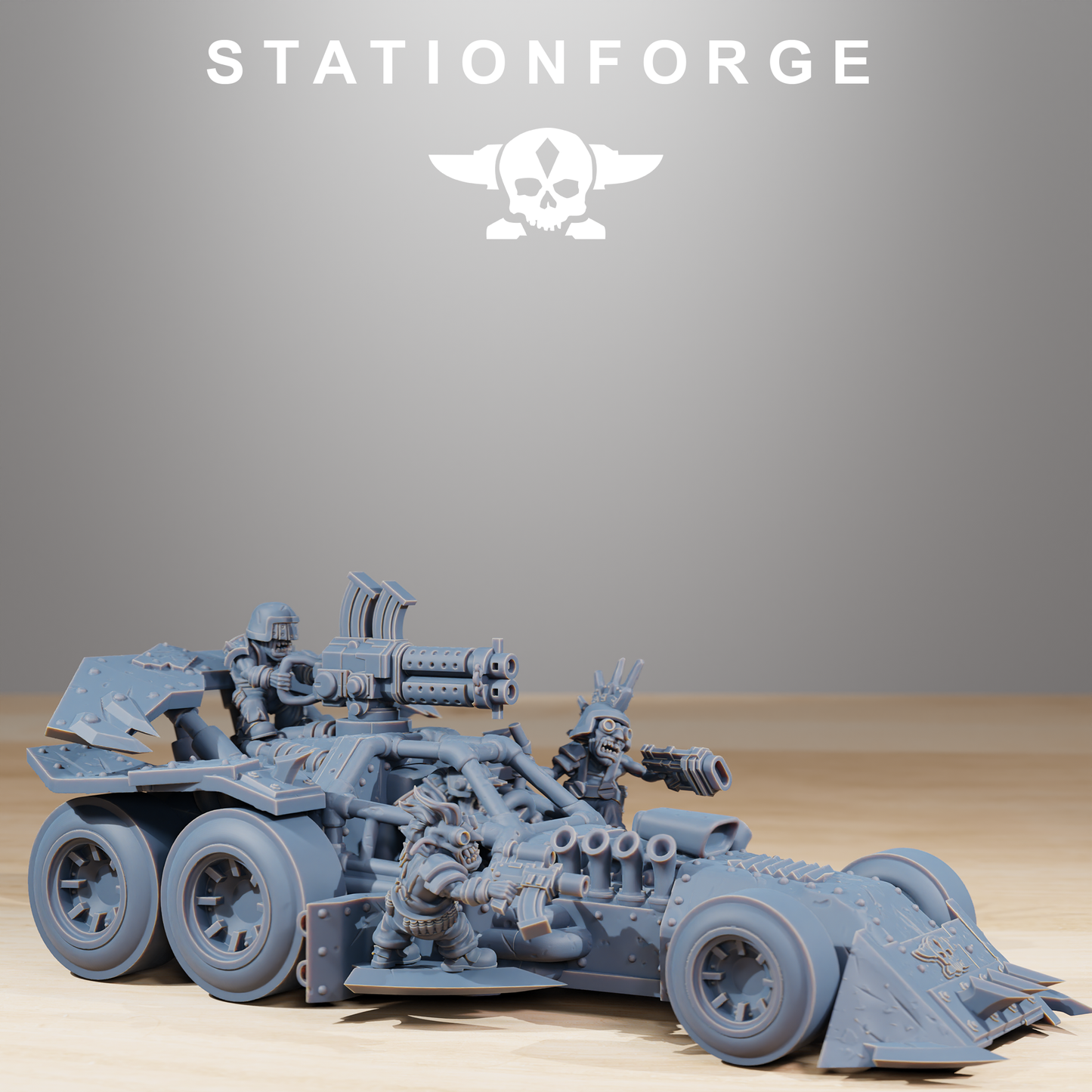 Orkaz Speedsters x3, Orc Trucks, Speed Freaks