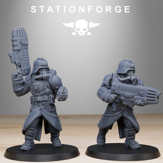 Imperial Soldiers of the Grim Guard x 11, Death Division, Bombardier Korps