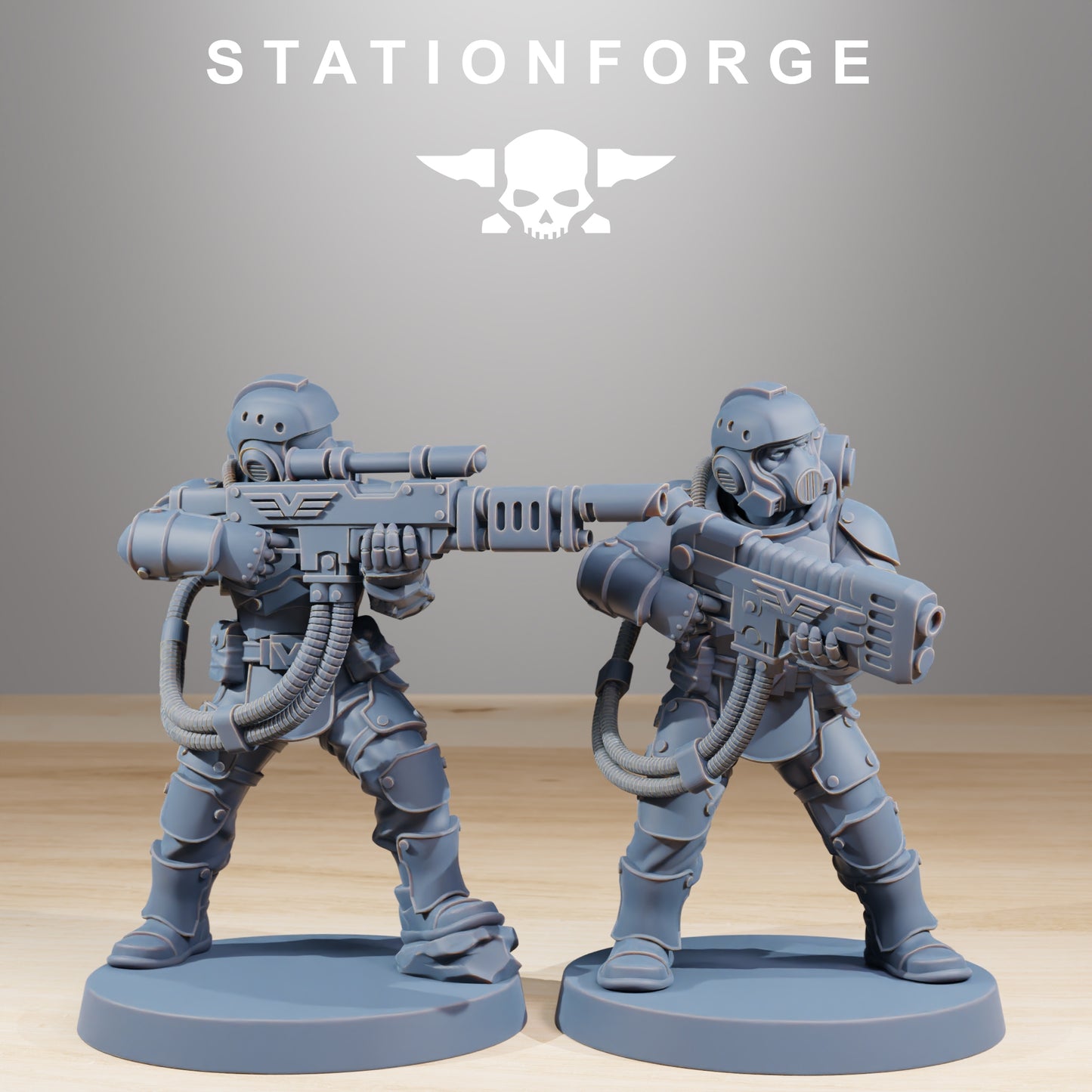 Imperial soldiers of the Vaskar x 10, Commandos Platoon, Shock trooper Squad