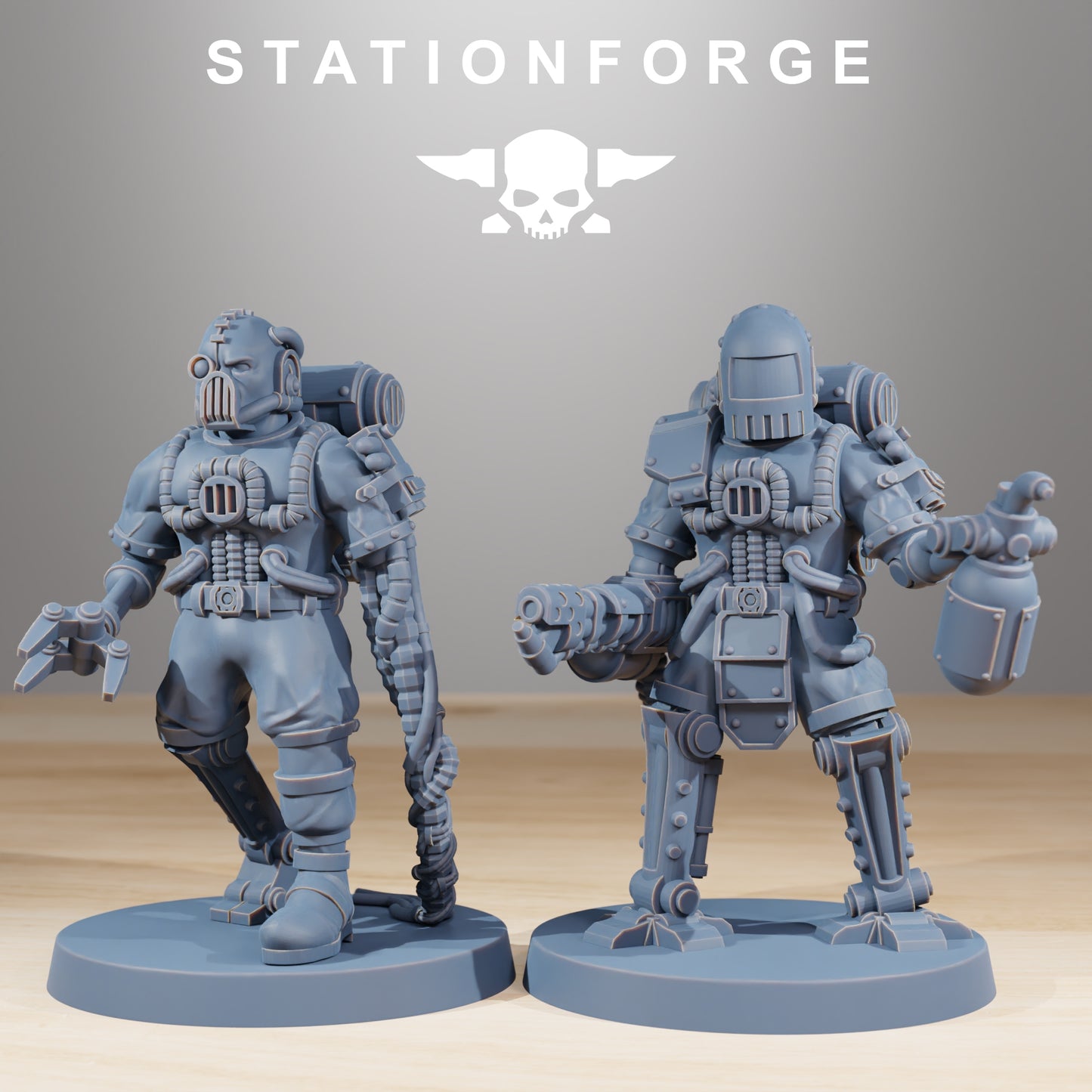 Scavenger Cyborgs, Tech Adepts, Mech Vanguard Division