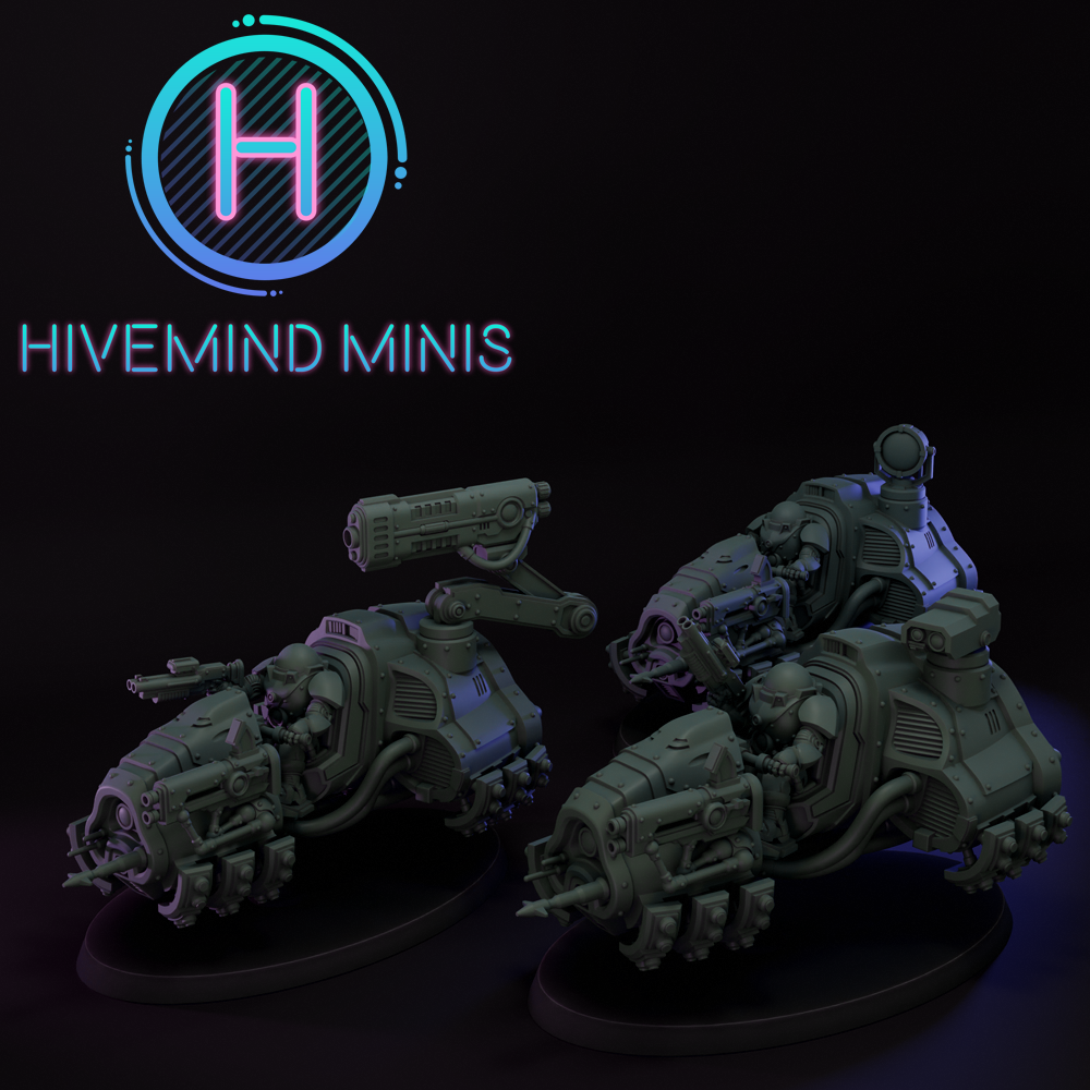 League of Space Dwarves, Hearth Jetbike Droids x3