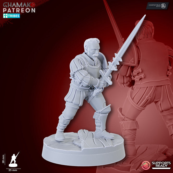 Armies of the Old Empire - Heavy Swordmen x 10, Infantrymen