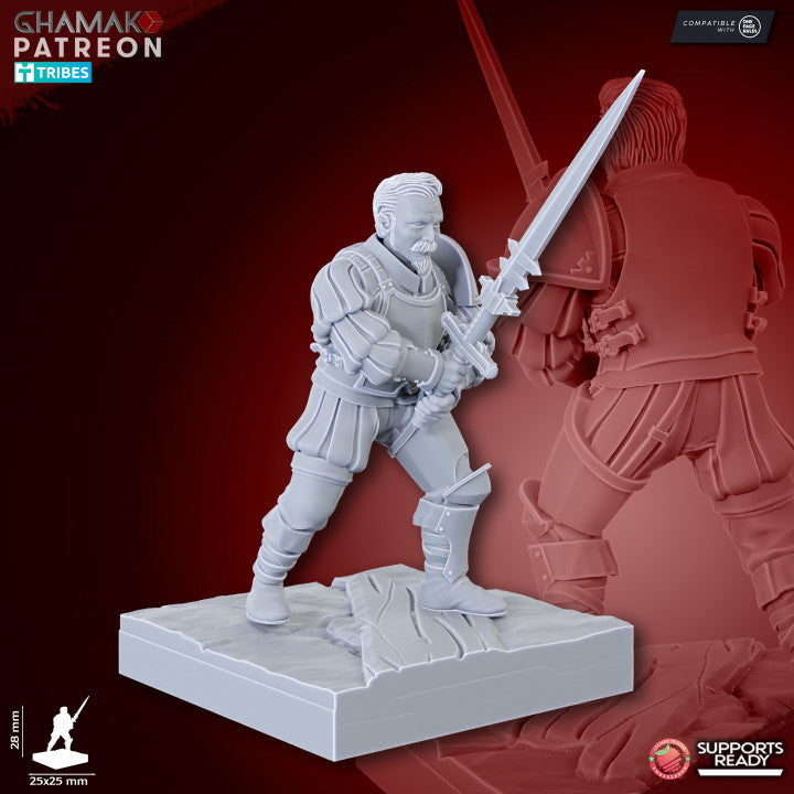 Armies of the Old Empire - Heavy Swordmen x 10, Infantrymen