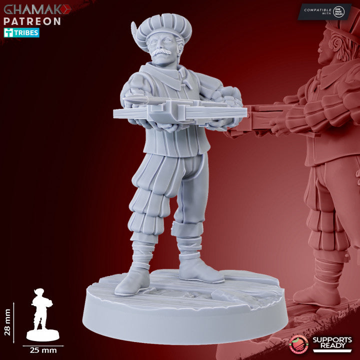 Armies of the Old Empire - Crossbowmen x 10, Infantrymen
