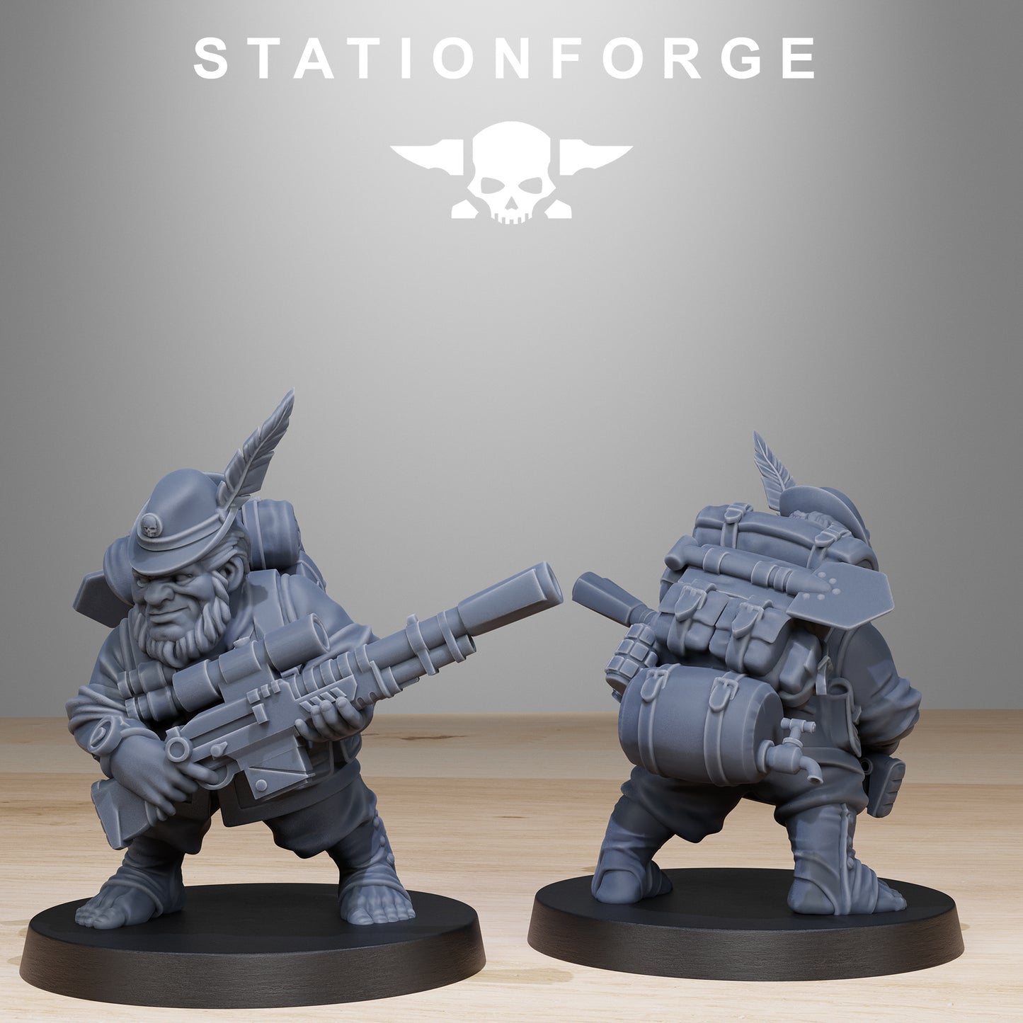 Imperial Stuntys of the Grim Guard x14, Death Division, Trappers Korps