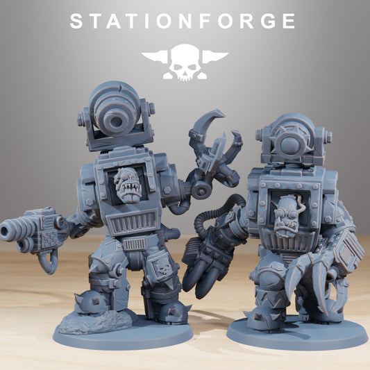 Orkaz Steelbrutes - Orc Mega Armour Nobs